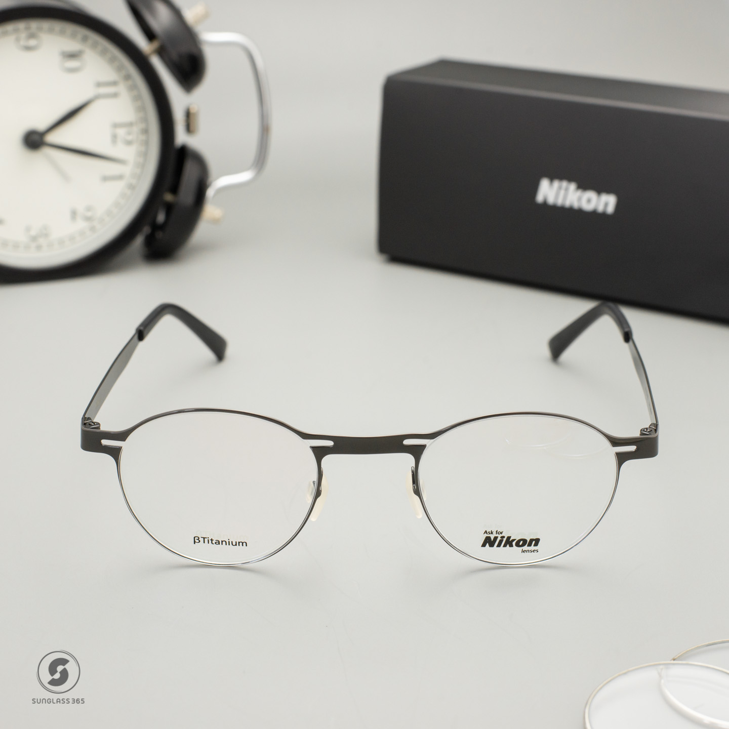 NIKON Frame SEAMLESS COLLECTION NP0005 093 Shiny Dark Gun