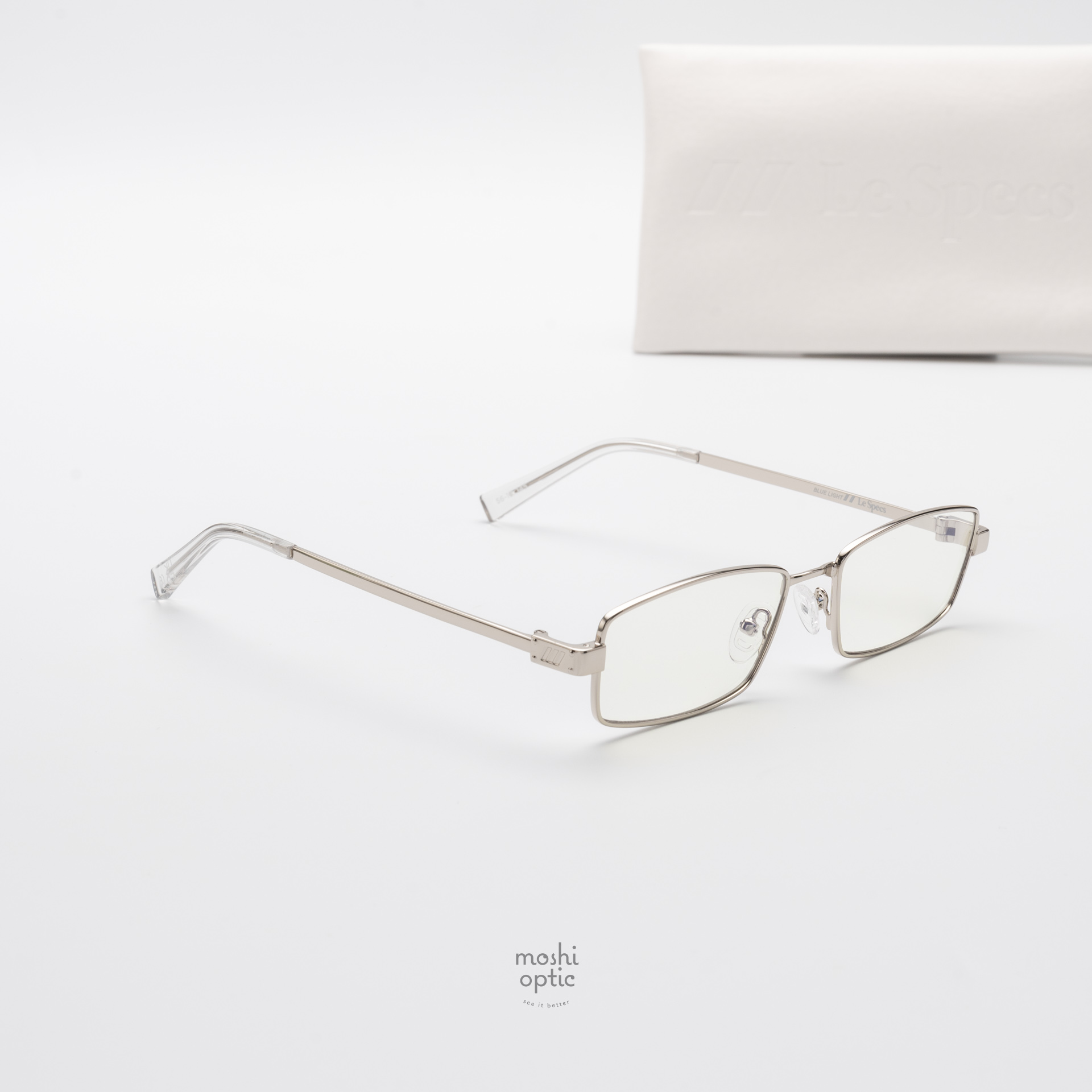 แว่นกันแดด Le Specs LBL2550336 BIZARRO Silver Blue Light