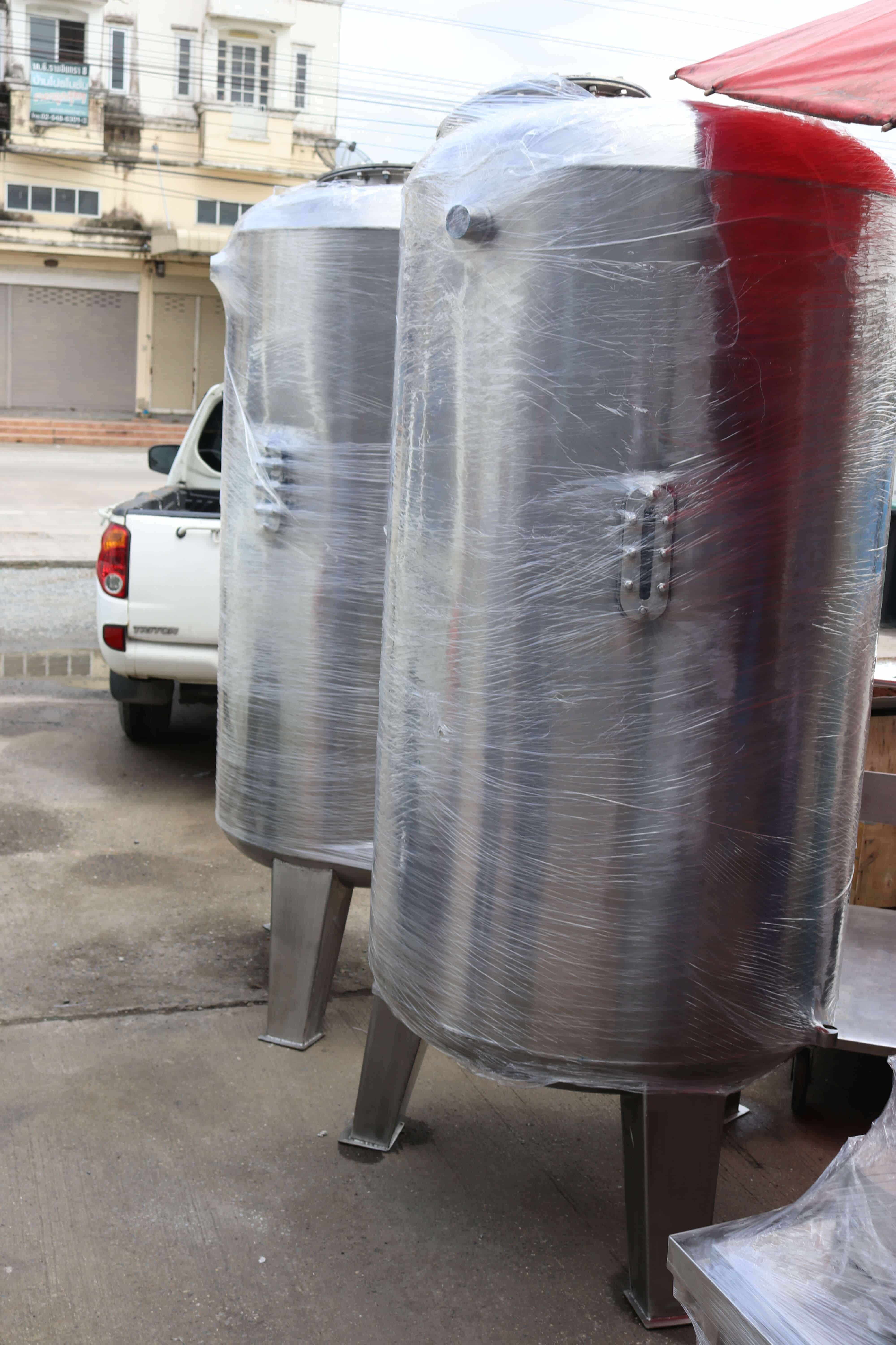 ถังกรองสแตนเลส26นิ้วสูง150หนา2mm