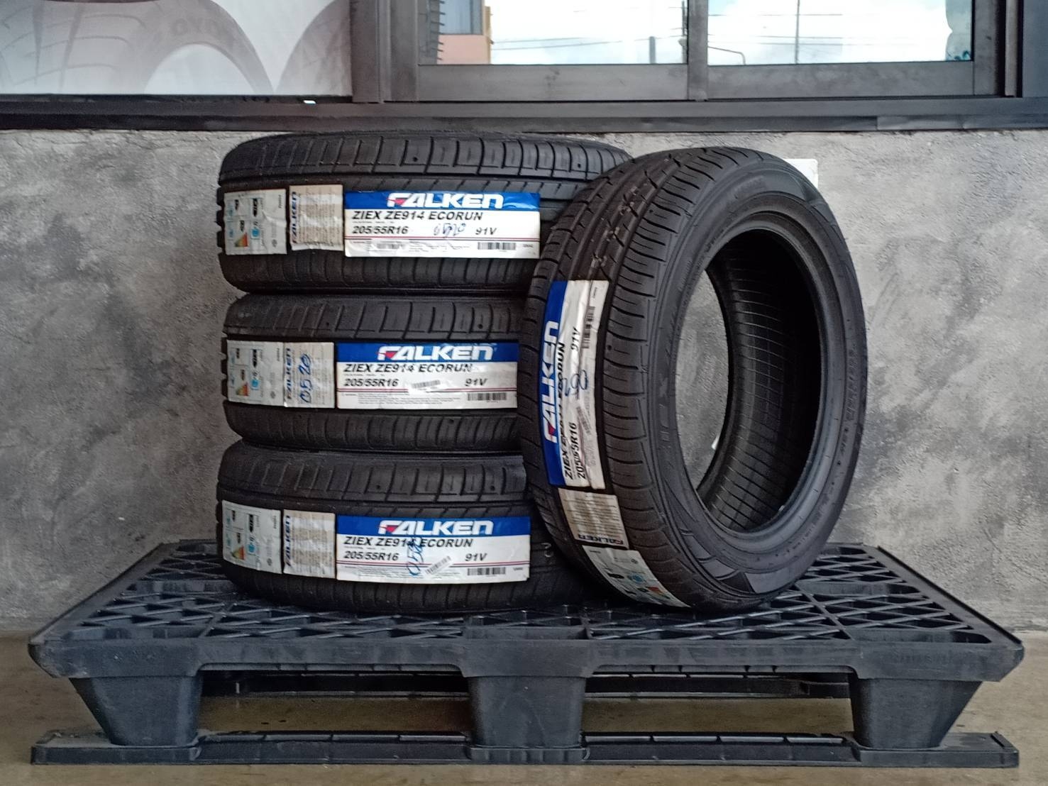 FALKEN 205/55R16 ZIEX ZE914 ECORUN 91V MADE IN THAILAND