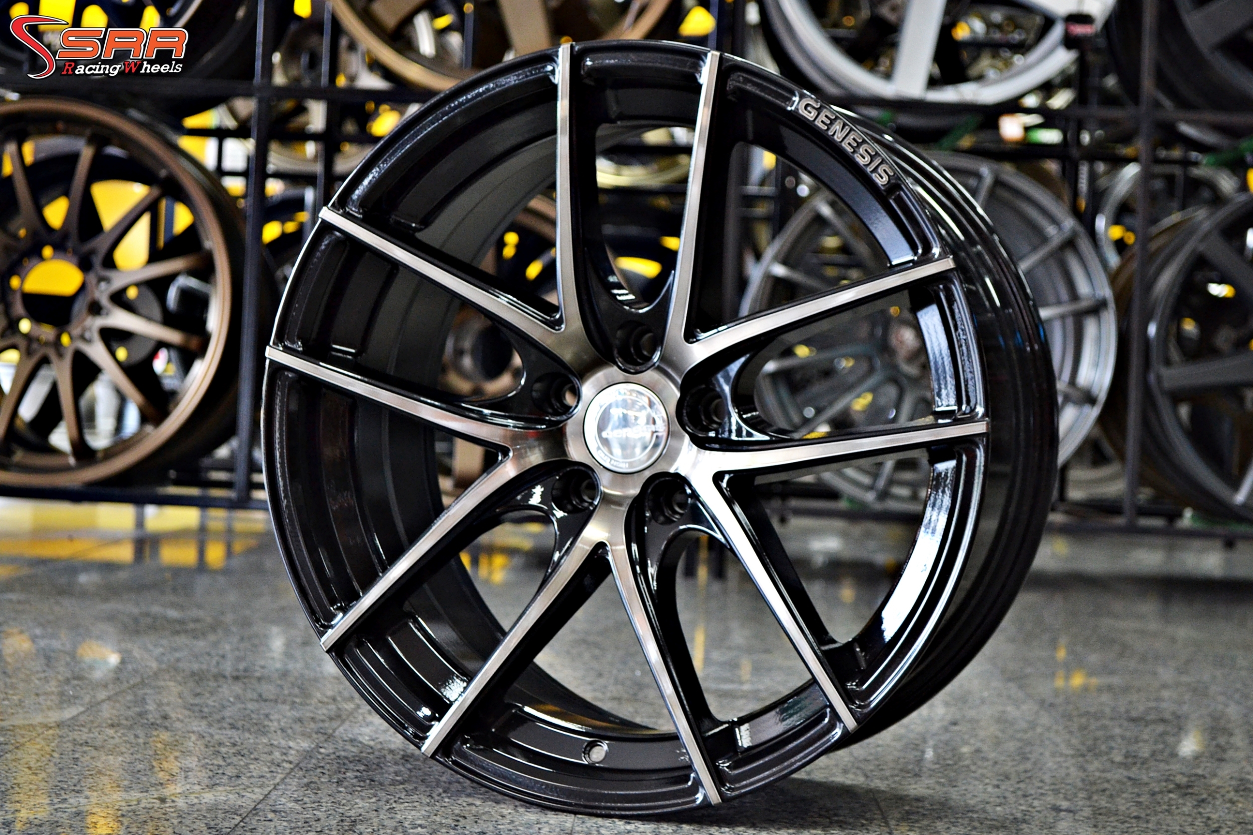 ล้อแม็กซ์ใหม่ GS806 ขอบ18 กว้าง8.5 offset+38 PCD5x112