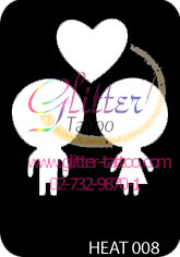 แบบลายหัวใจ (1) ขนาด 7 X 9.5 cm.