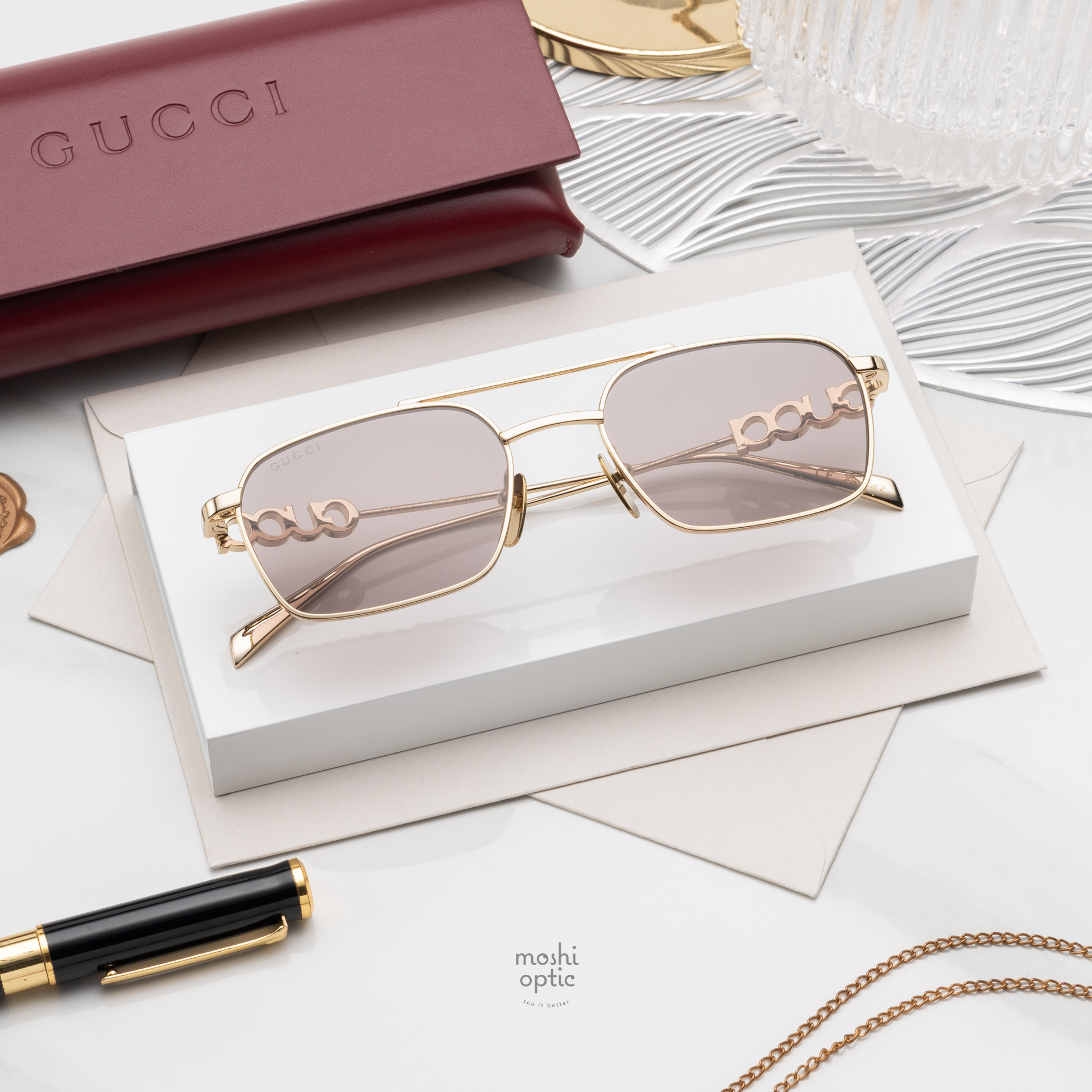 แว่นกันแดด Gucci GG1804S 003