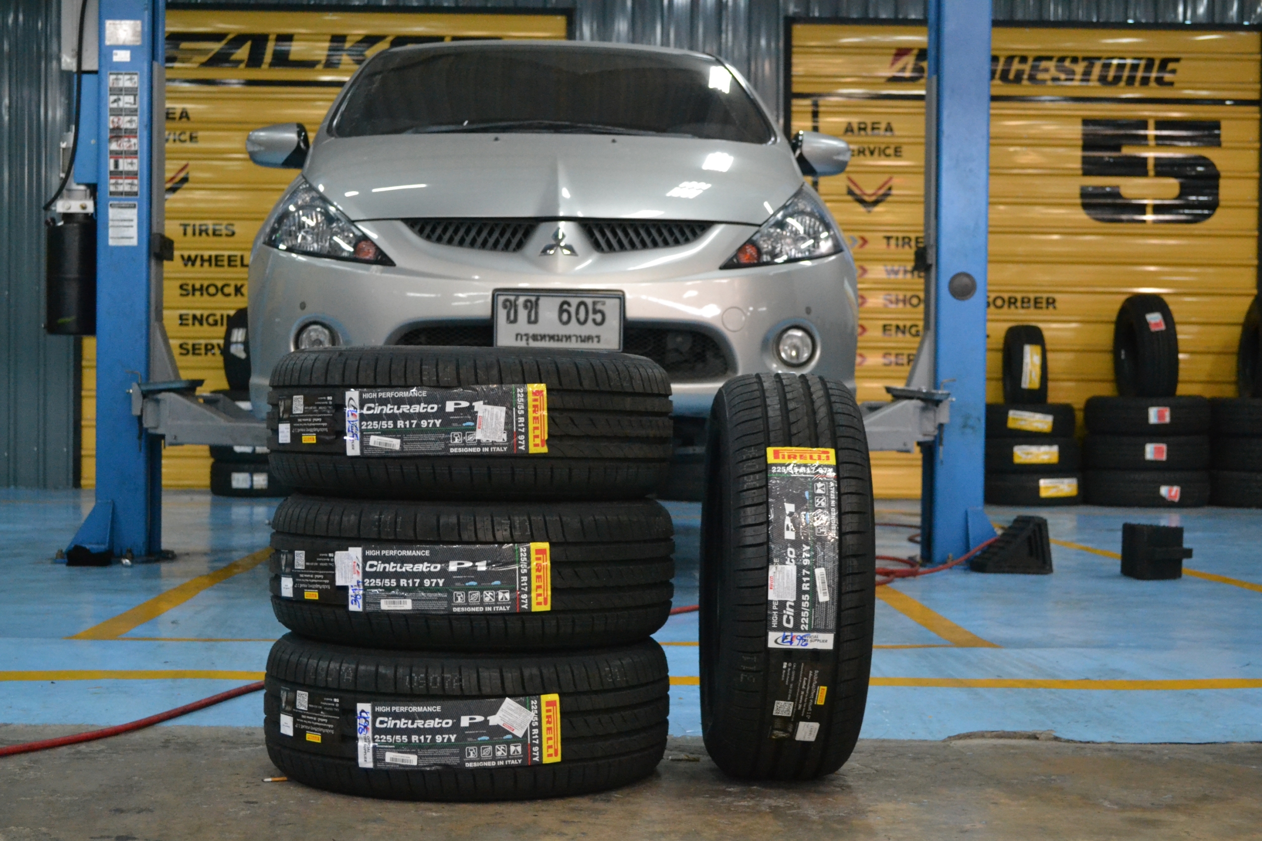 PIRELLI Cinturato P1 225/55R17 ซื้อ2แถม2 บริการติดตั้งฟรี