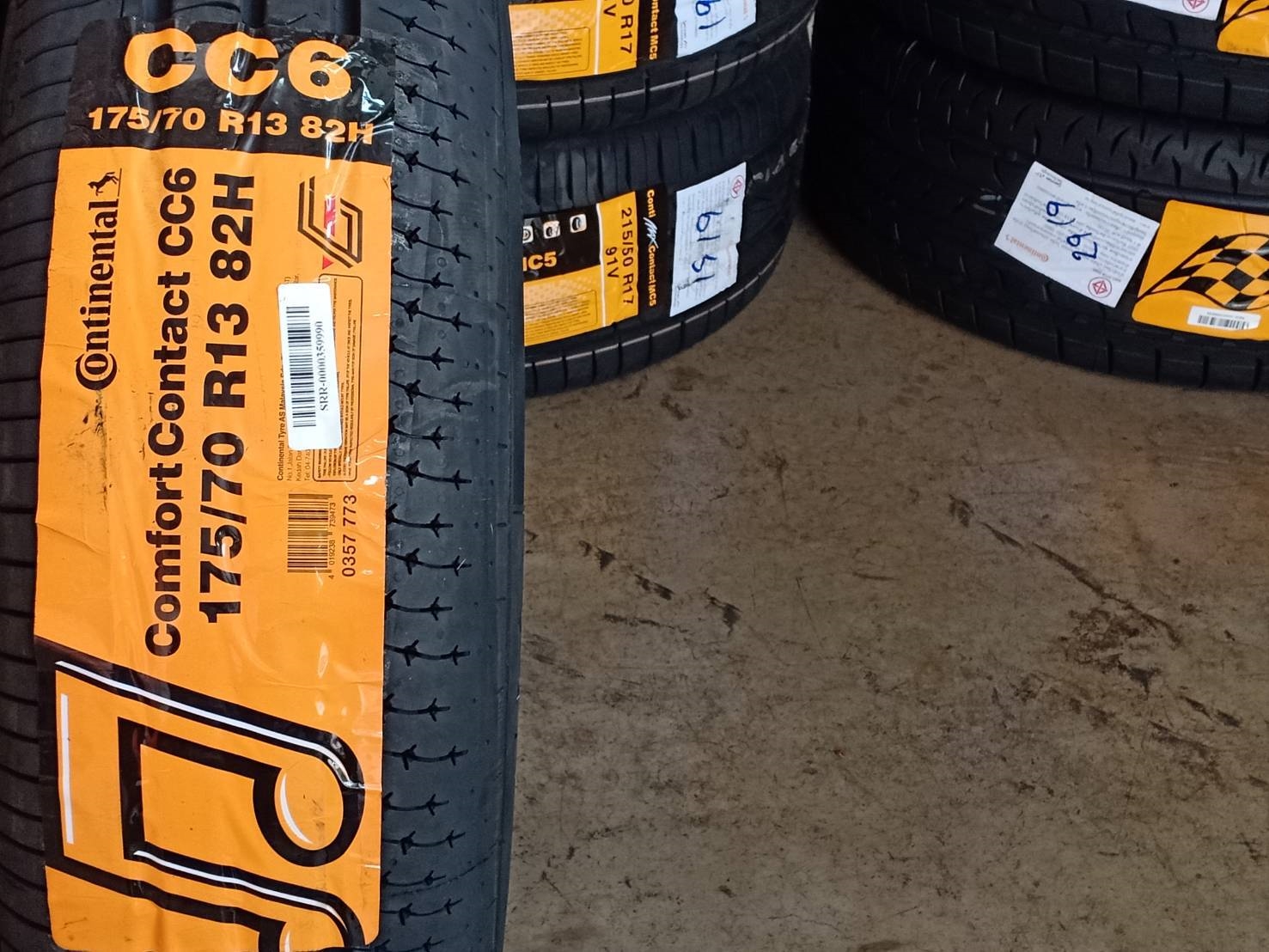 CONTINENTAL CC6 175/70-13 ปี19 ราคาพิเศษ