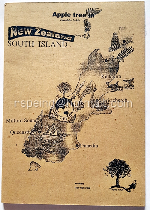 ์New Zealand South Island by ต้นแอปเปิลในใบเฟิร์น