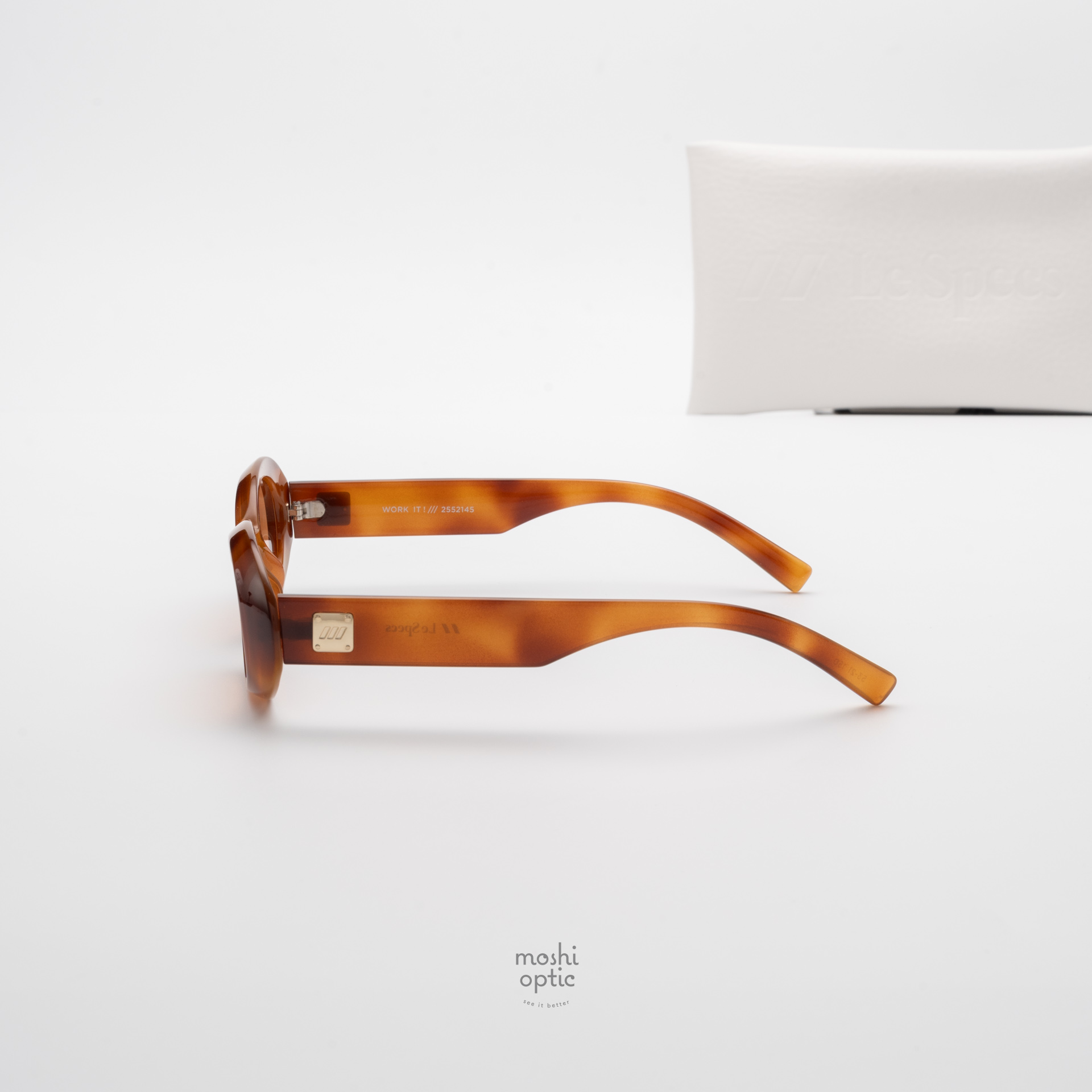แว่นกันแดด Le Specs LSP2552145 WORK IT! Vintage Tort