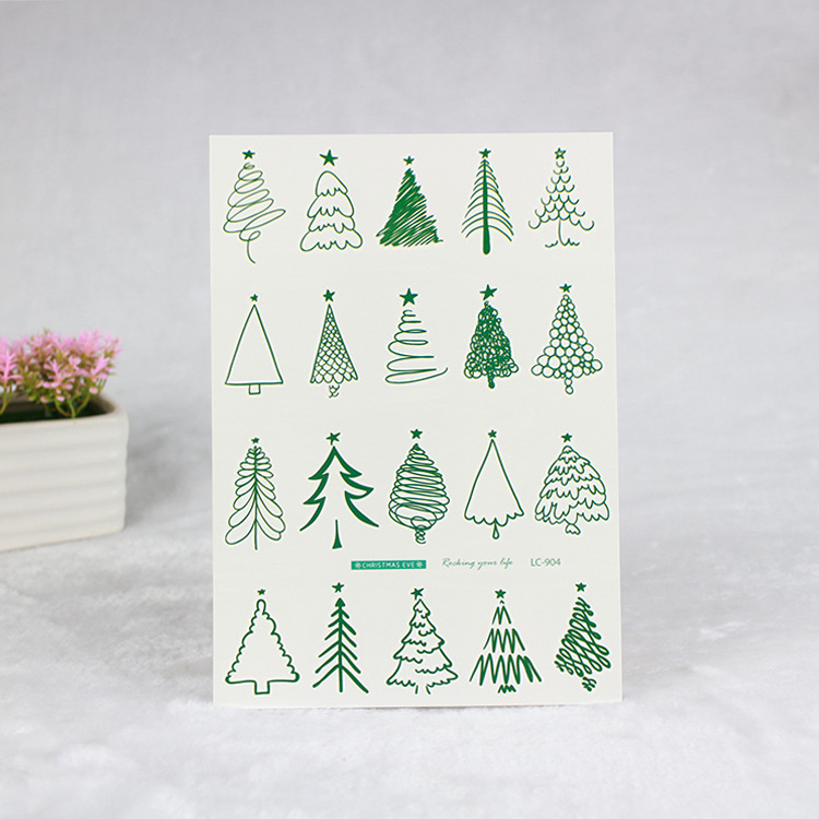 Tattoo Christmas สติ๊กทูคริสต์มาส แทททู #C