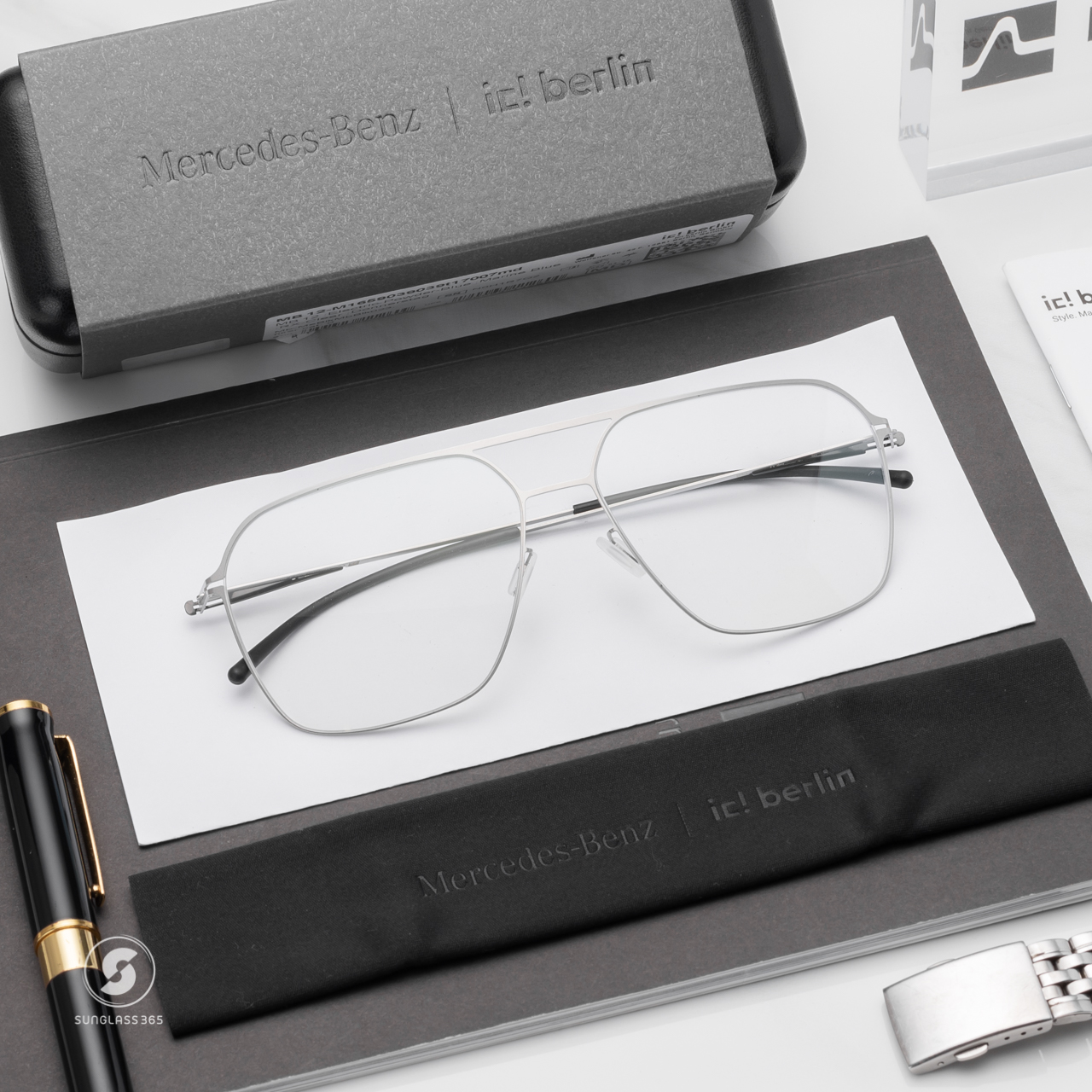 กรอบแว่น IC BERLIN MB11 Silver