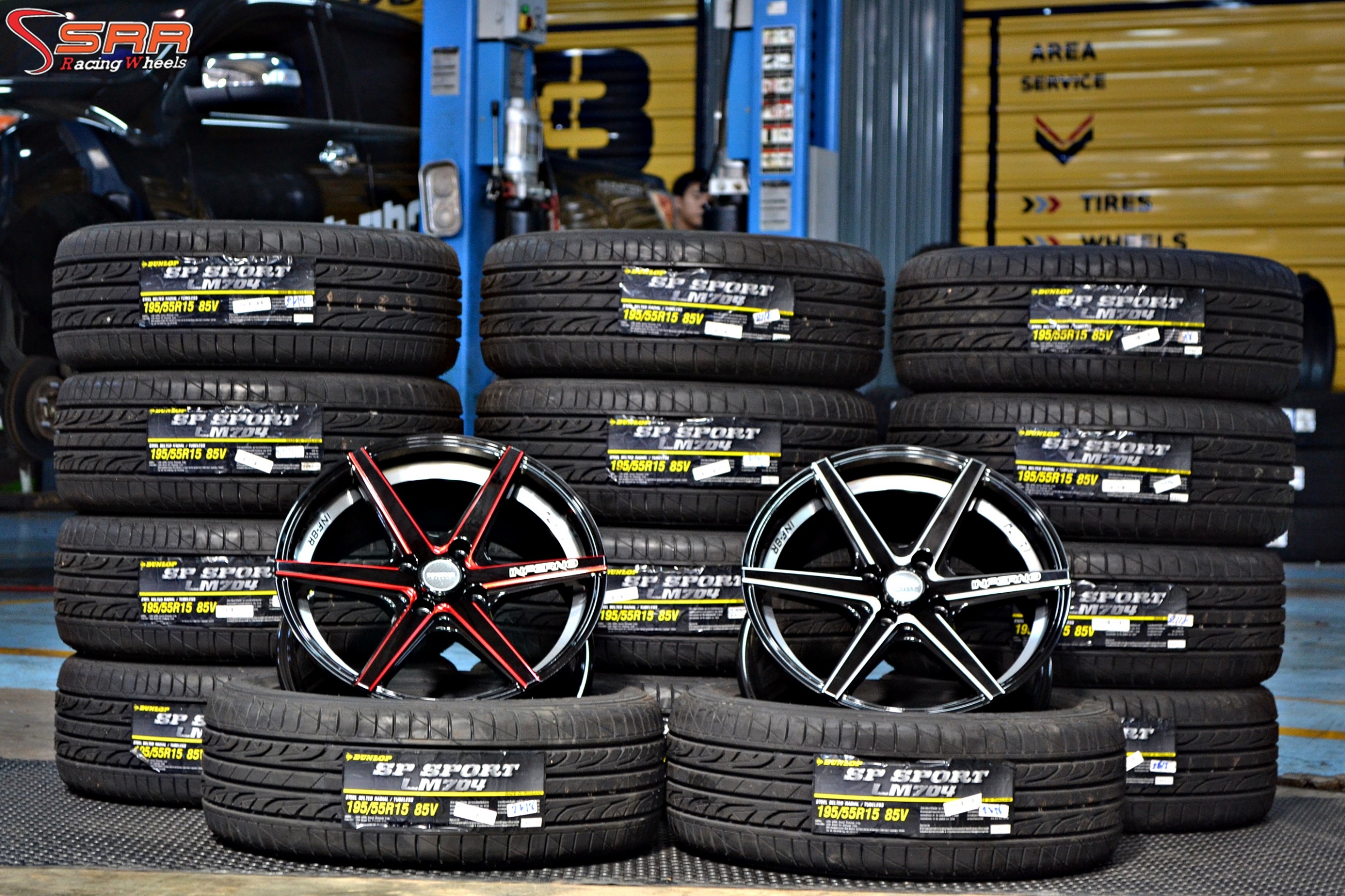 INFERNO INF8R ขอบ15 พร้อมยาง ลดราคา