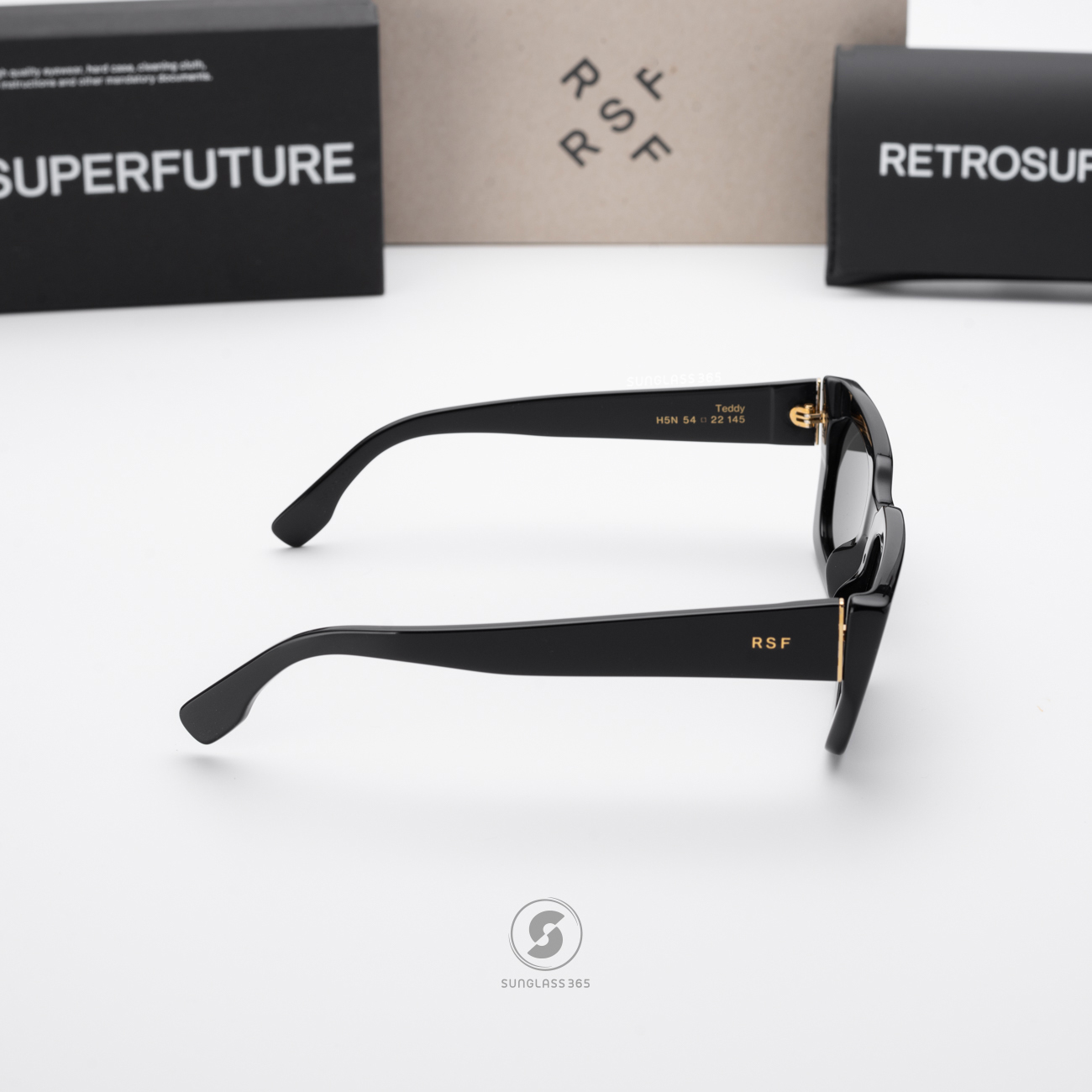 แว่นกันแดด SUPER SP H5N Teddy Black