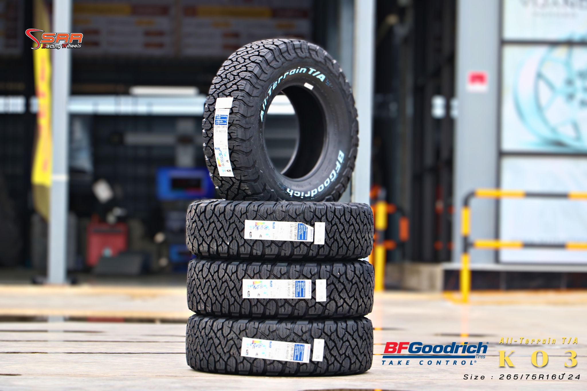 BF Goodrich All-Terrain T/A KO3 ขนาด 265/75R16 ปี2024