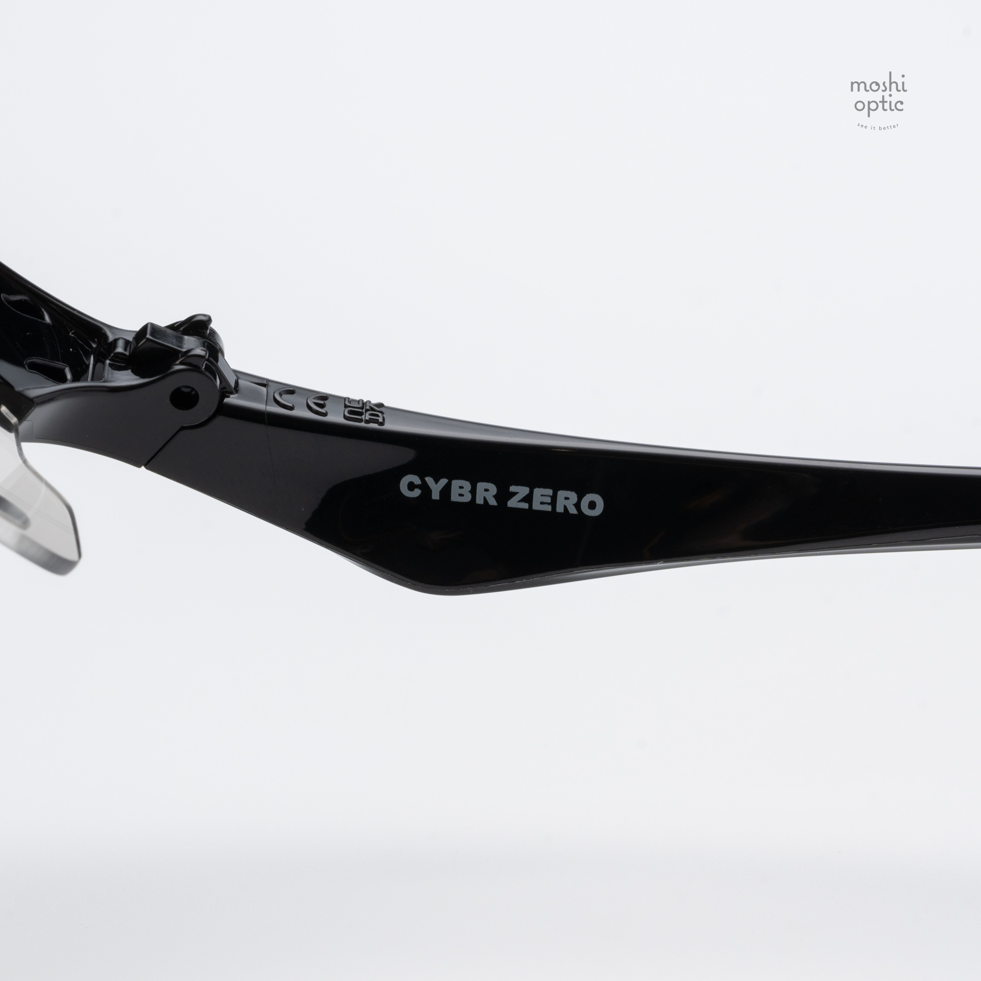 Oakley OO9512D-06 Cybr Zero Polished Black Clear to Black Iridium Photochromic