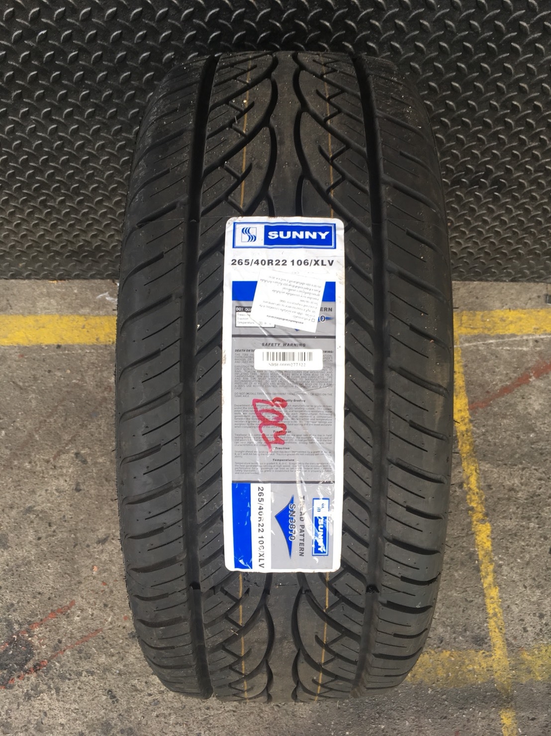 SUNNY SN3870 265-40-22 เส้น 3250 ปกติ 4800