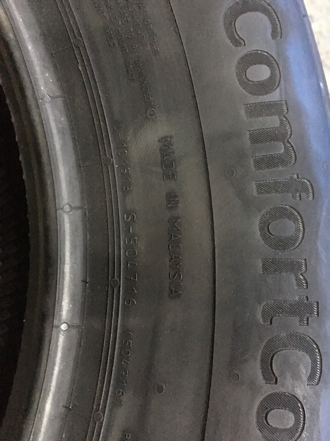 CONTINENTAL CONTACT CC6 205/65-15 ปี18 เส้น 2250 ปกติ 3000