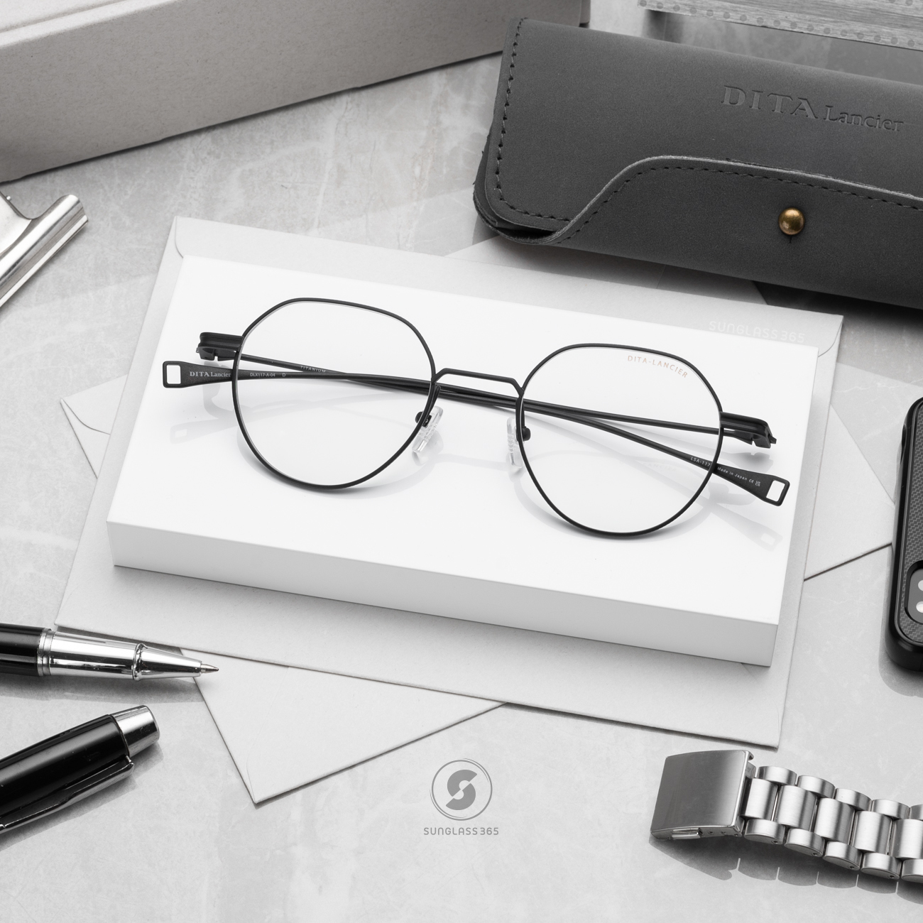 แว่นสายตา DITA LANCIER DLX117 A 04 with Blue Control Lens