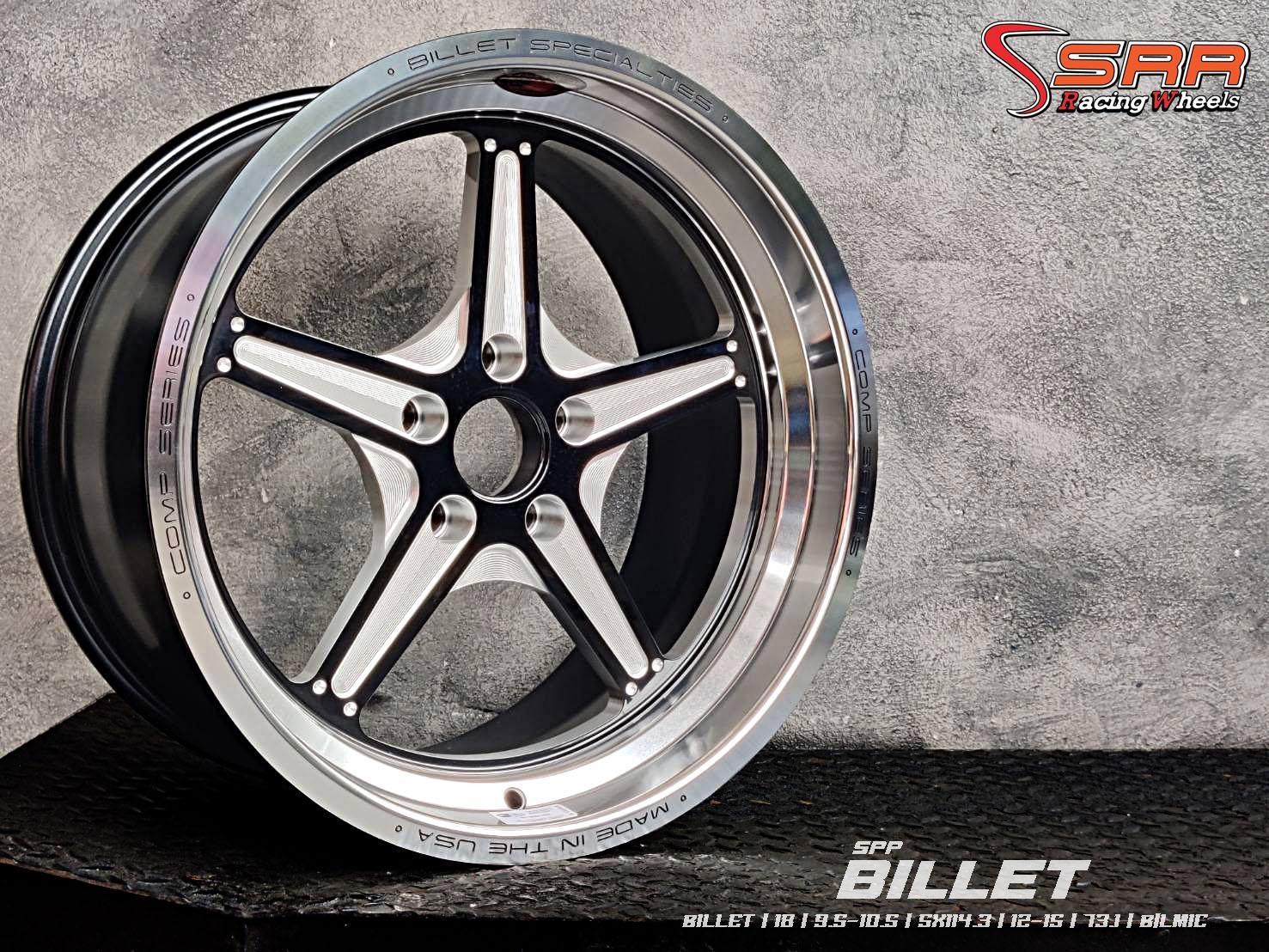 SPP : BILLET 18X9.5 - 10.5 5X114.3 12/15 B/LMIC