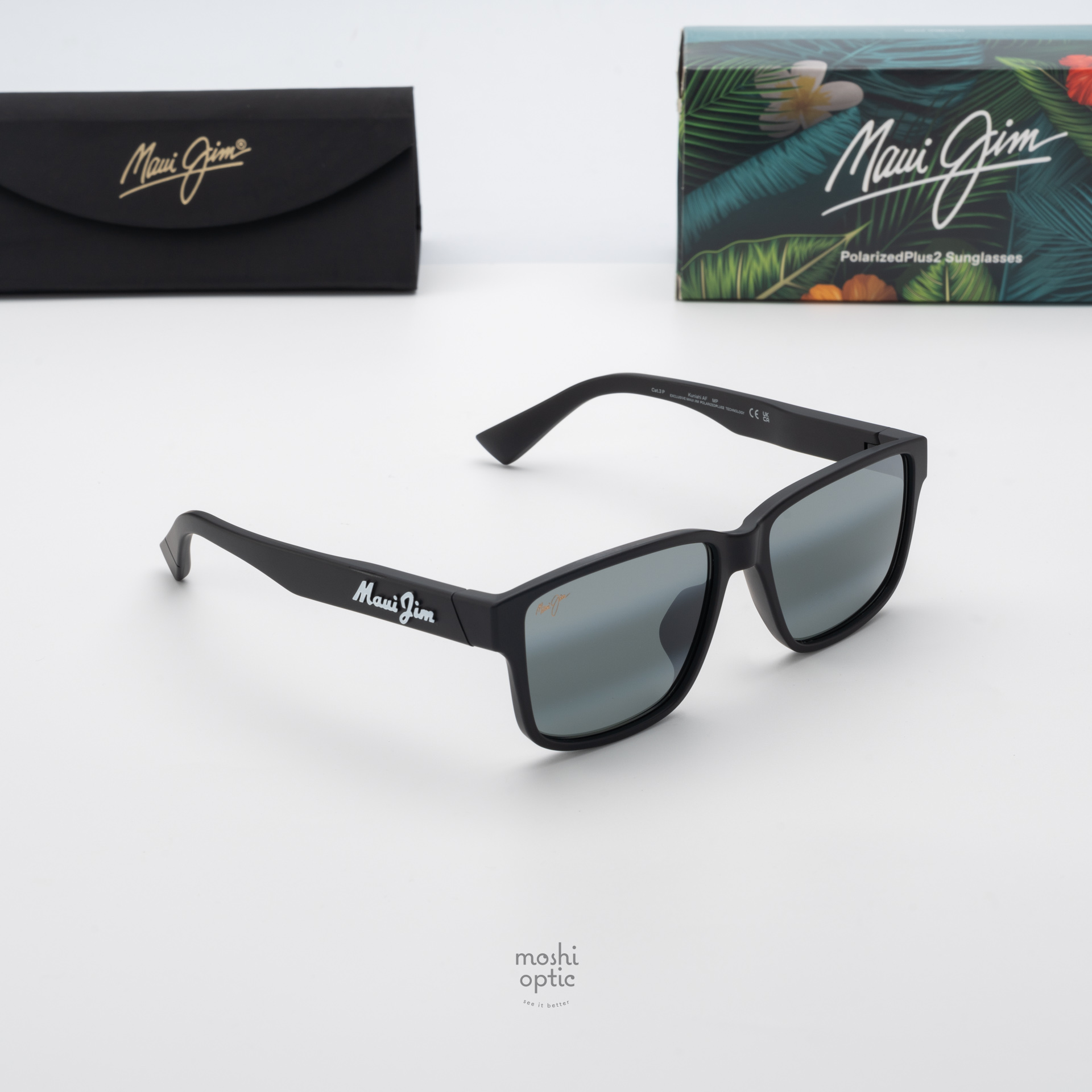 แว่นกันแดด Maui Jim KUNAIHI MJ688SA 001 Neutral Grey