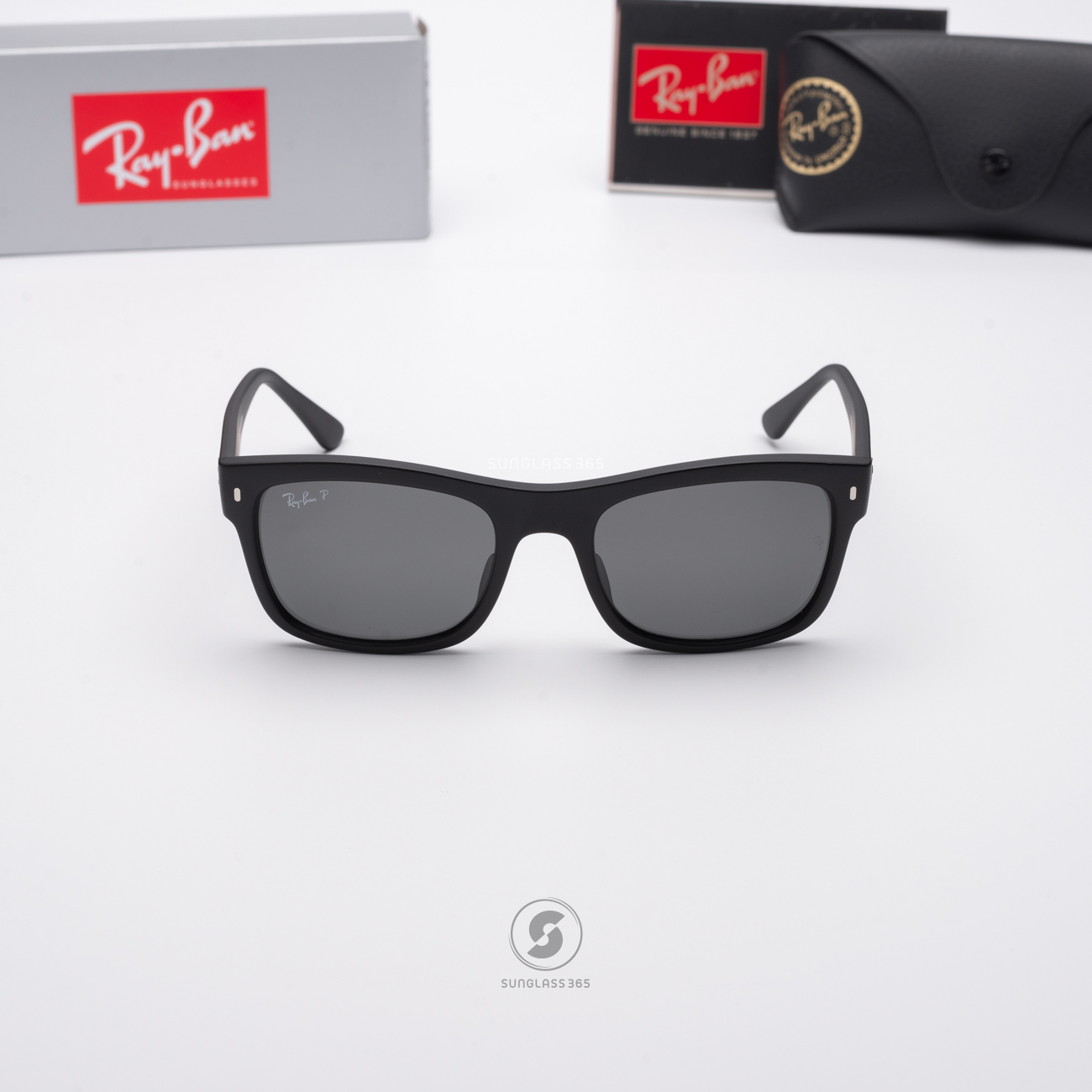 Ray-Ban RB4428F 601S48 Black Polarized