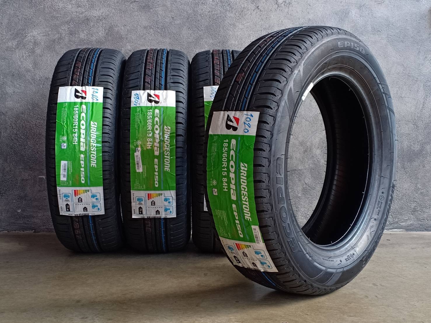 BRIDGESTONE 185/60R15 ECOPIA EP150 84H MADE IN THAILAND
