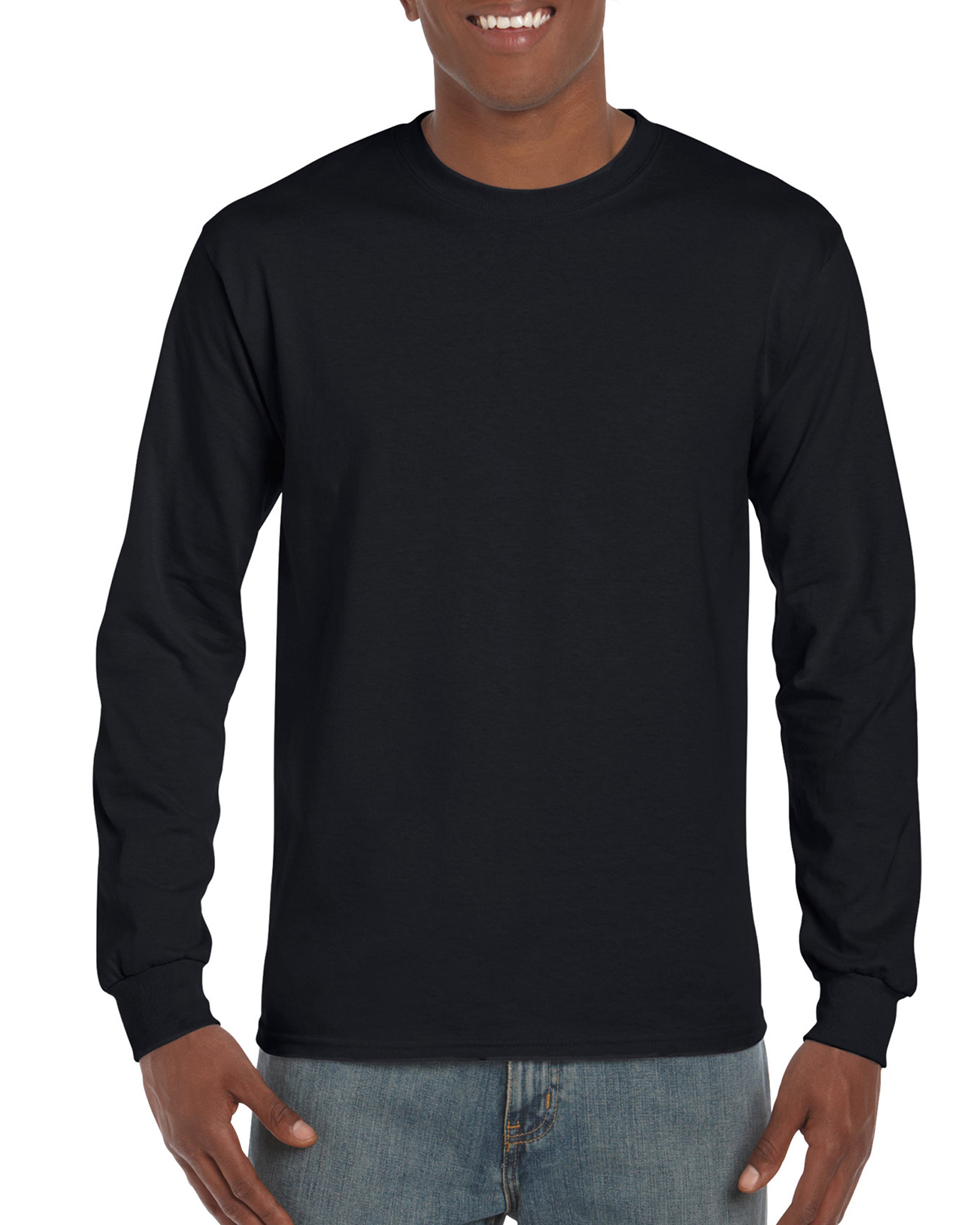 รับสกรีนเสื้อแขนยาว gildan USA แขนยาวจั้ม เสื้อเเขนยาว