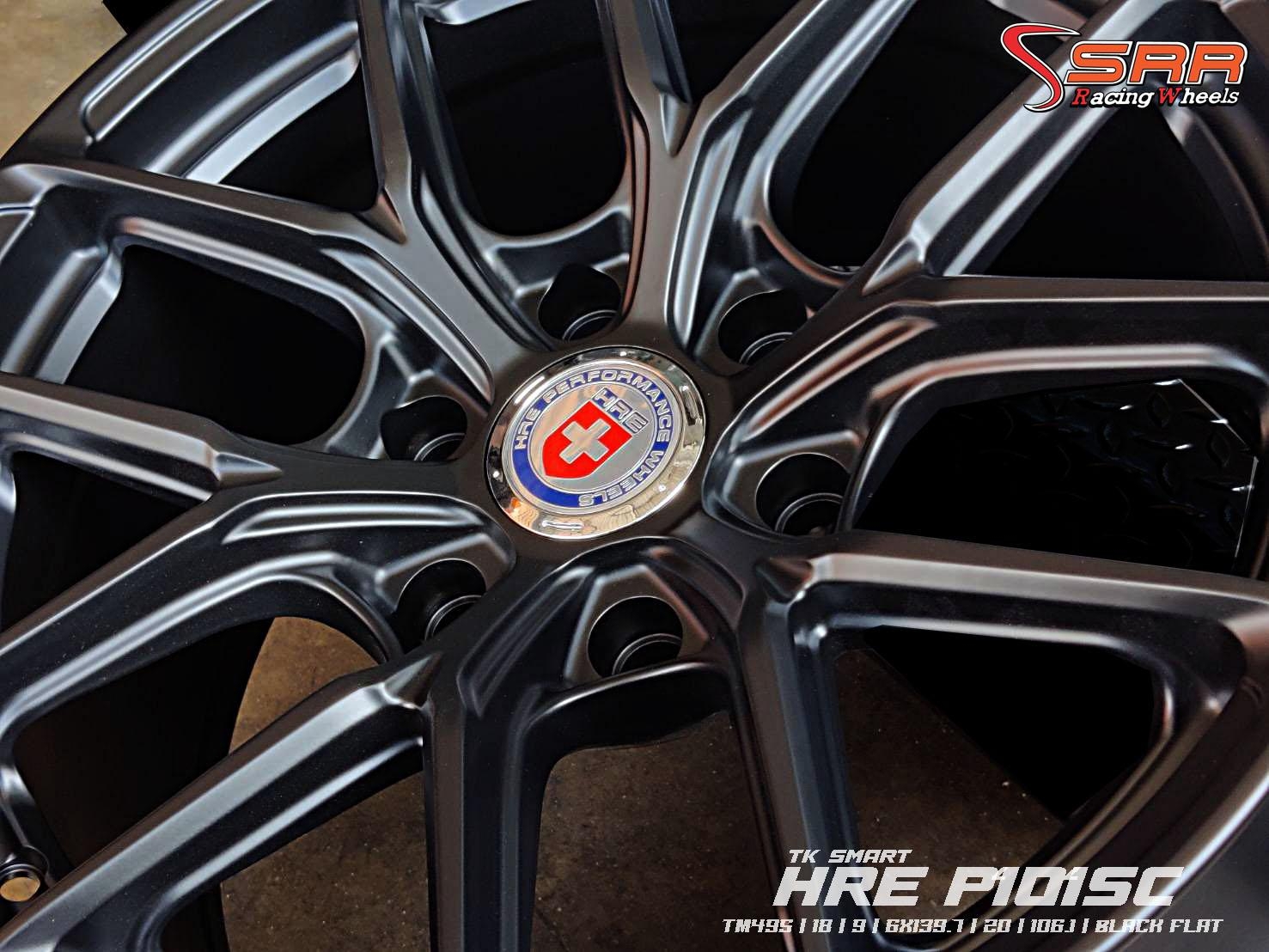 TK SMART : TM495 18X9 6X139.7 20 106.1 BLACK-FLAT (ดำด้าน)