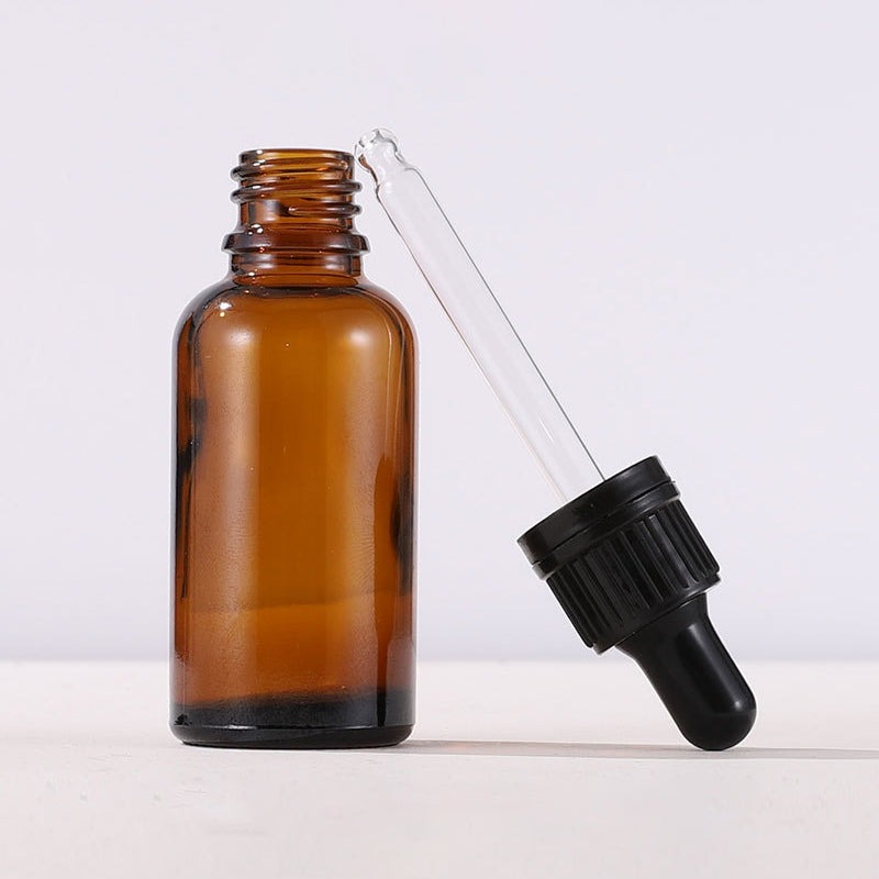 ขวดหยดสาร Dropper สีชา (10ขวด)