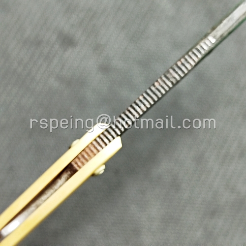 มีดโกนสะบัดหนัง Carl Schlieper "Eye Brand" Solingen #13 วินเทจแท้ พร้อมปลอกผ้าเดิม