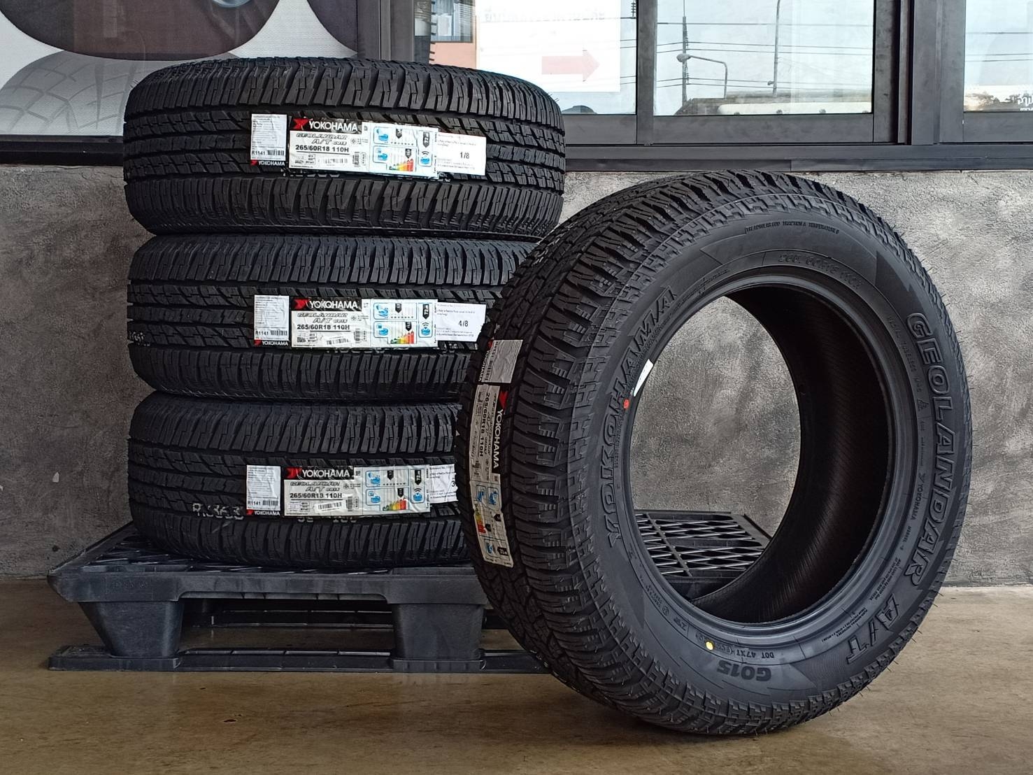 YOKOHAMA 265/60R18 GEOLANDAR G015 110H MADE IN THAILAND