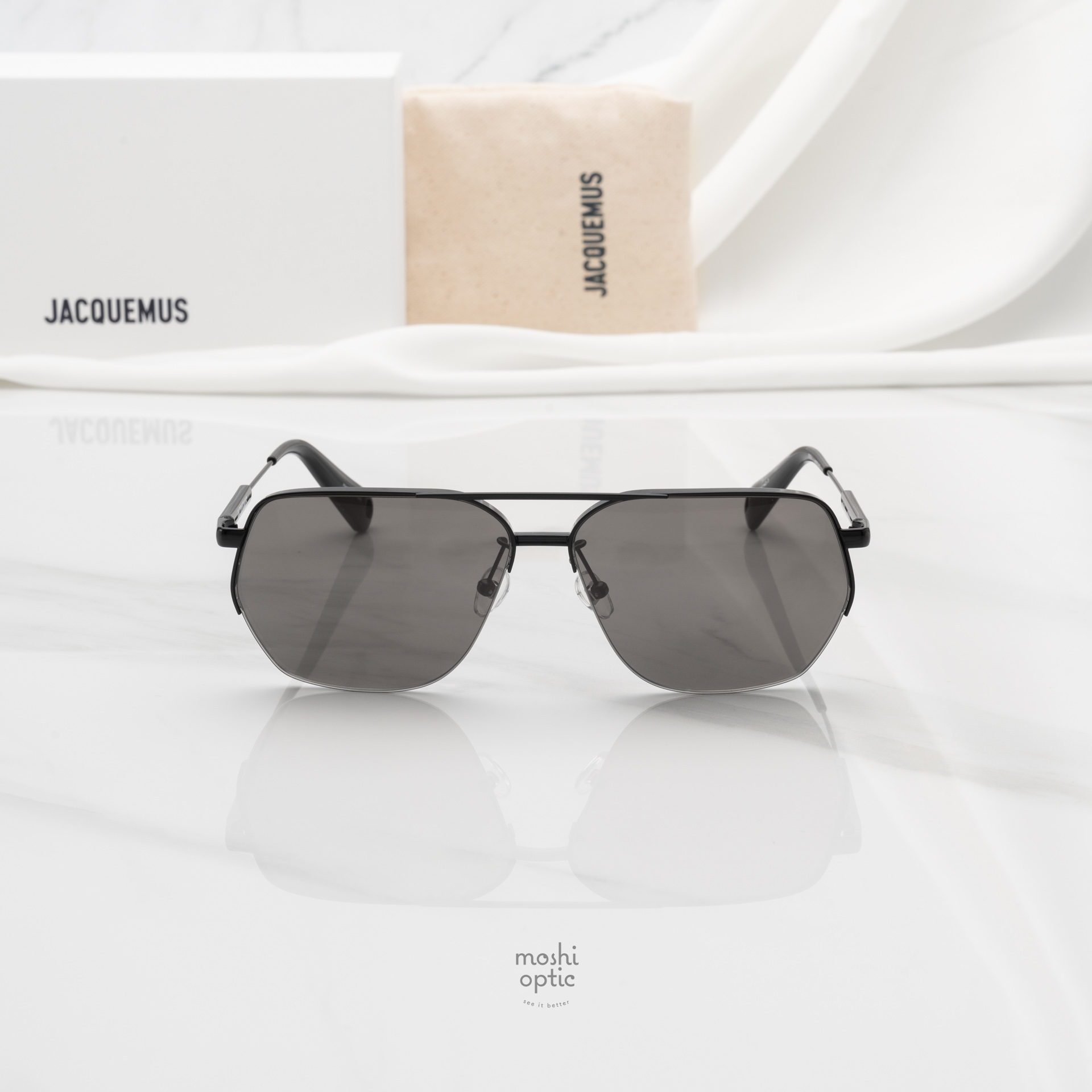 แว่นกันแดด JACQUEMUS AVIADOR JAC67 C2