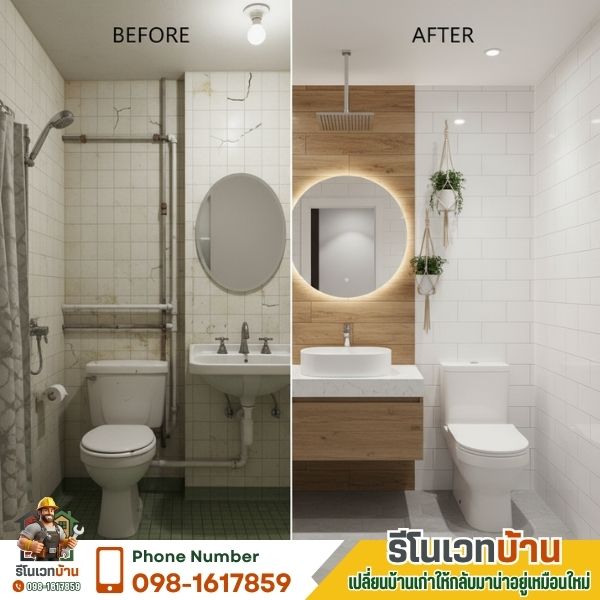 รีโนเวทห้องน้ำ