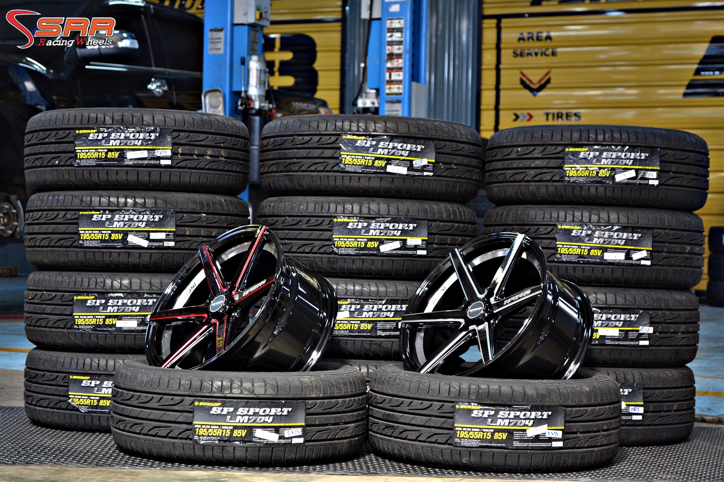 INFERNO INF8R ขอบ15 พร้อมยาง ลดราคา