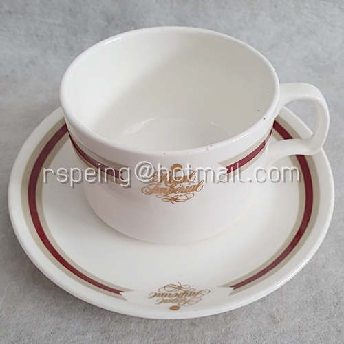 ชุดแก้วชากาแฟ และจานรองแก้ว Royal Doulton สายการบิน Northwest Airlines ชุดที่ 3