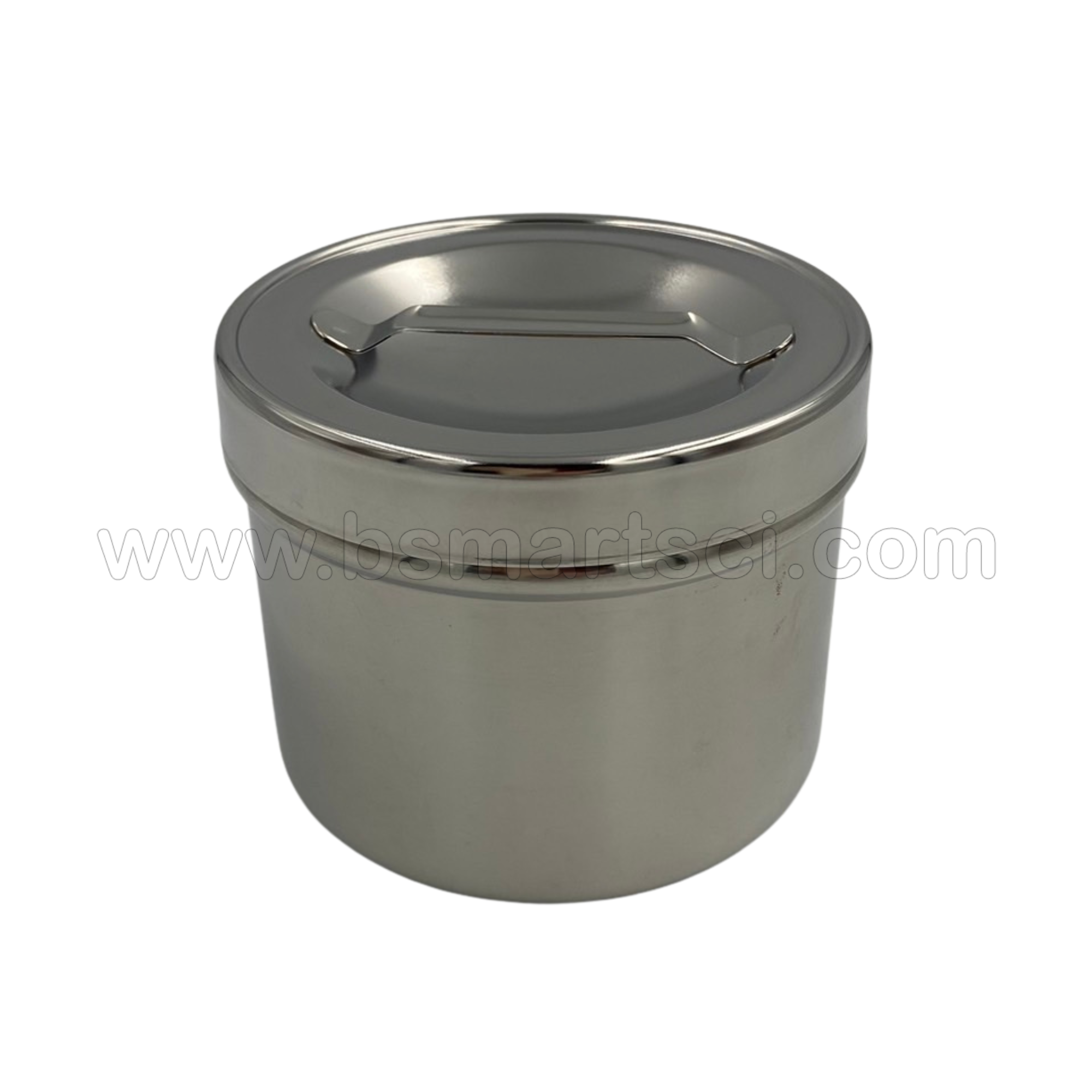 กล่องใส่สำลีสแตนเลส ขนาด 4"x3" ยี่ห้อ Magnate