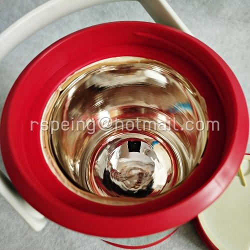 กระติกน้ำร้อนวินเทจ JUMBO SWEET MILANO 0.8 ลิตร ไส้แก้ว สีเขียว ฝาแดง