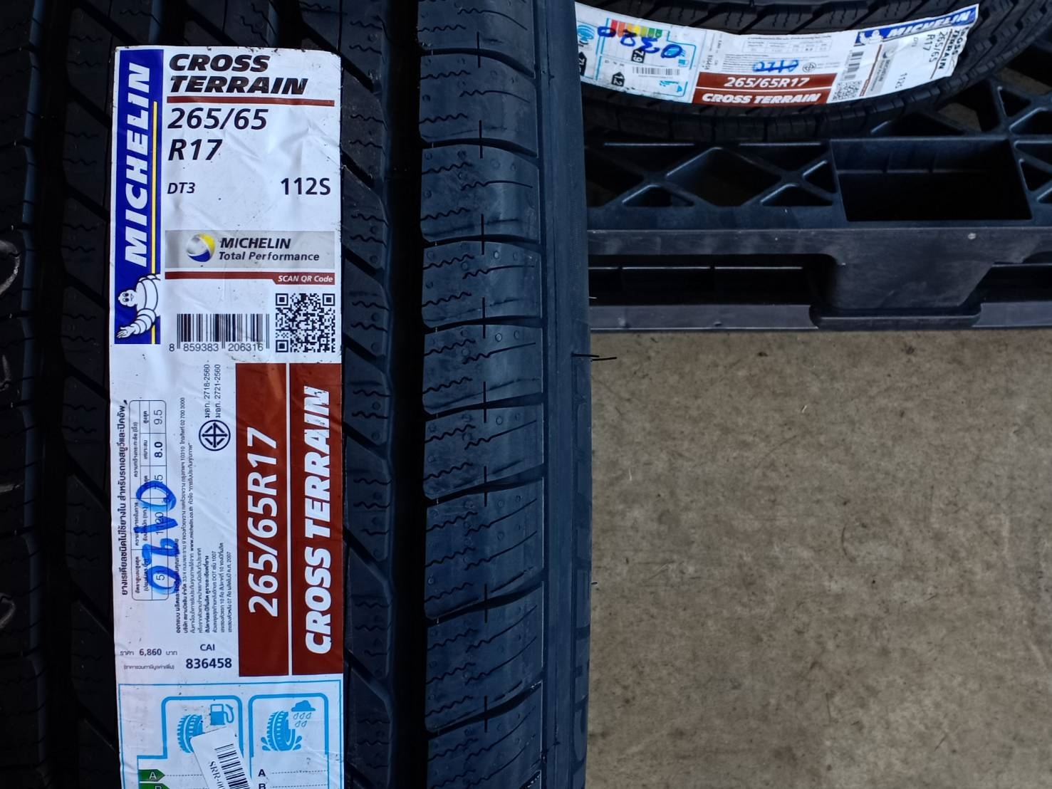 MICHELIN 265/65R17 CROSS TERRAIN DT3 112S MADE IN THAILAND