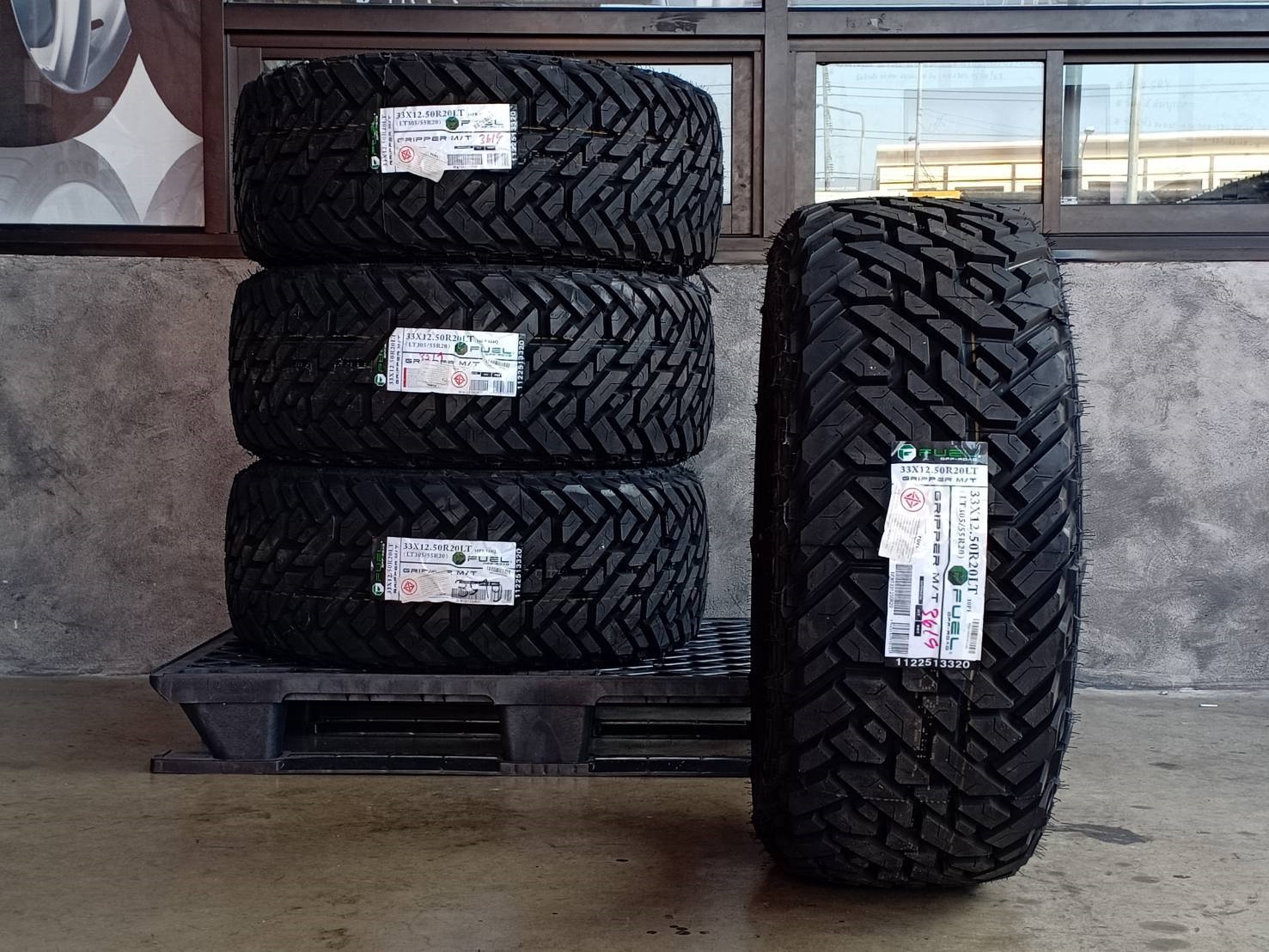 FUEL GRIPPER MT 33X12.50R20 ปี19 ผลิตปรายปี ยางใหม่