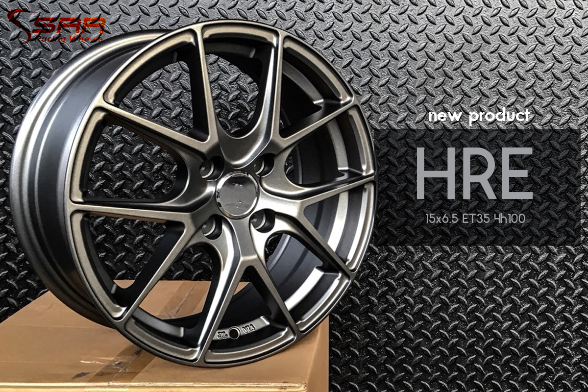 Model:HRE 308 Size:15x6.5 inch Offset:+35 pcd:4x100 Center Bore:73.1 mm Color:GMM