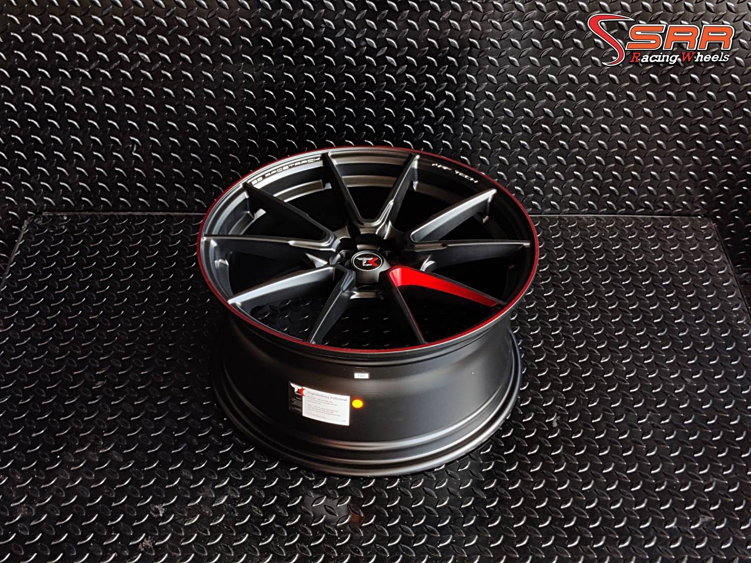 TMF042 17X8.5 5X114.3 35 73.1 BLACK (LIPPOL+CC)(ED RED) WEMATT