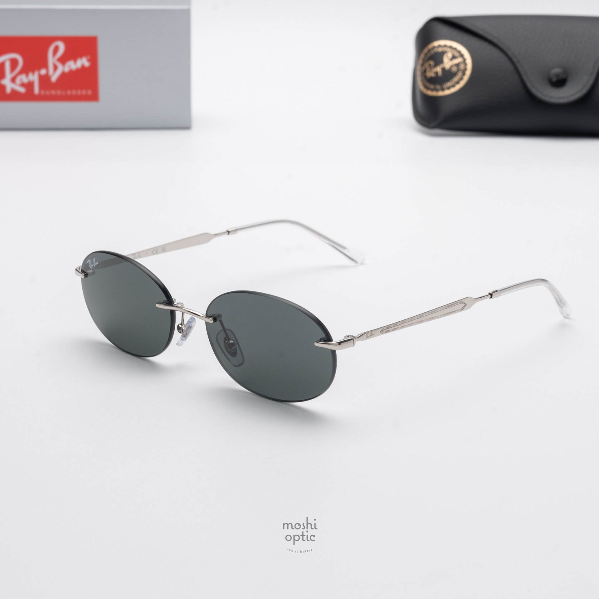 Ray-Ban RB3767 003/87 Silver Dark Grey