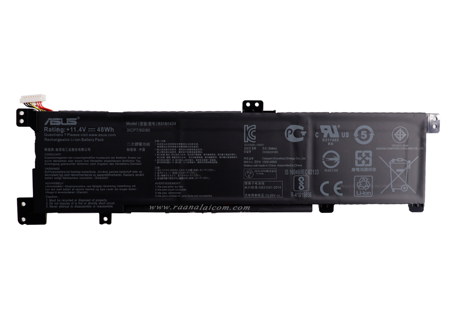 Battery Asus K401 K401L K401LB K401LX B31N1424 Original ลดราคาพิเศษ แบตเตอรี่ เอซุส K401 K401L K401LB K401LX แบตเตอรี่โน๊ตบุ๊ค Asus K401L K401LB