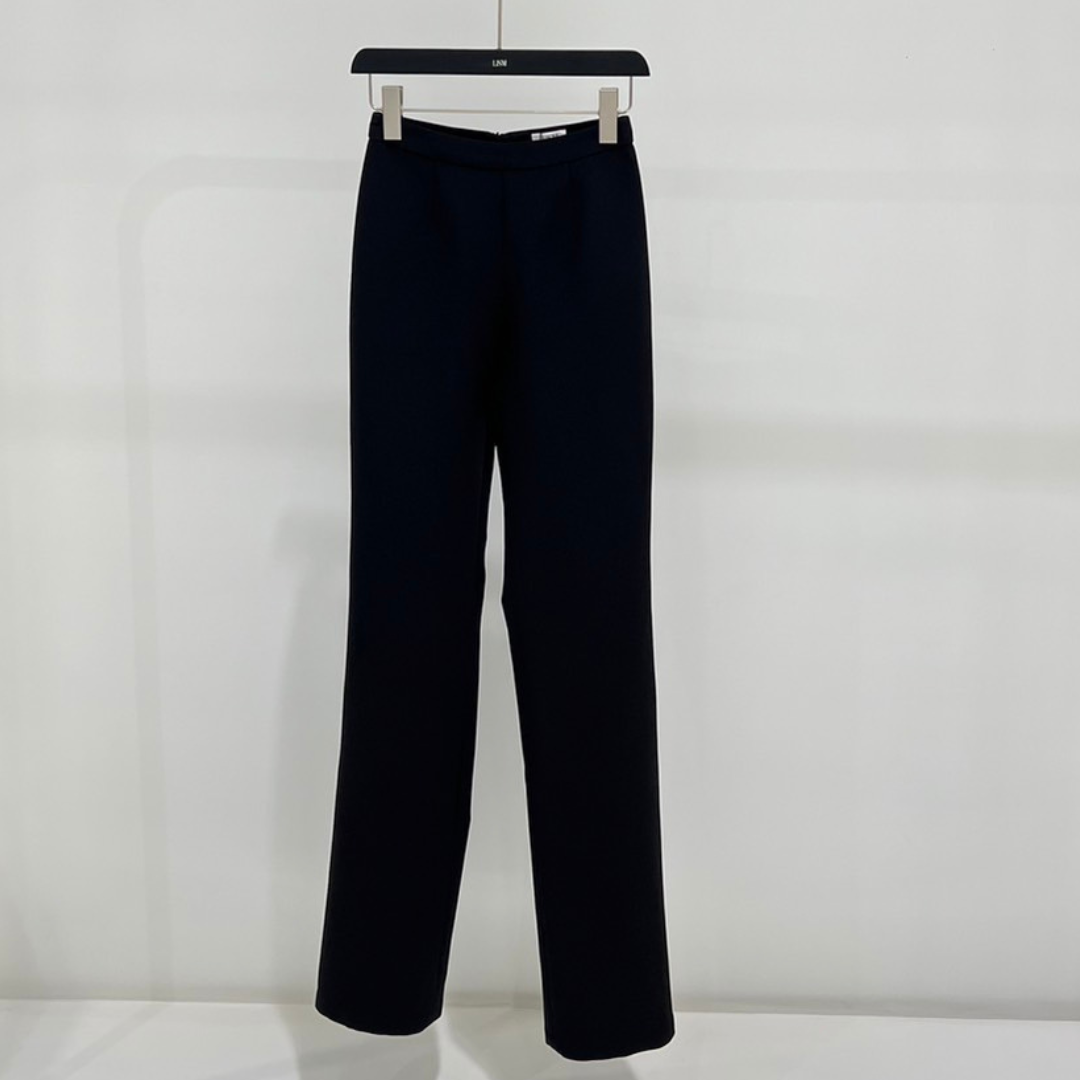 Lism P-028 กางเกงขากระบอกเล็กเอวสูง