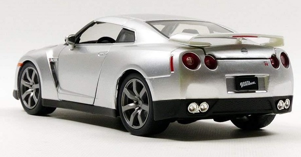 พรีออเดอร์ Jada โมเดลรถ โมเดลรถยนต์ ฟาส "Fast" 2009 Brians Nissan Gt-R (R35) เงิน สเกล 1:24