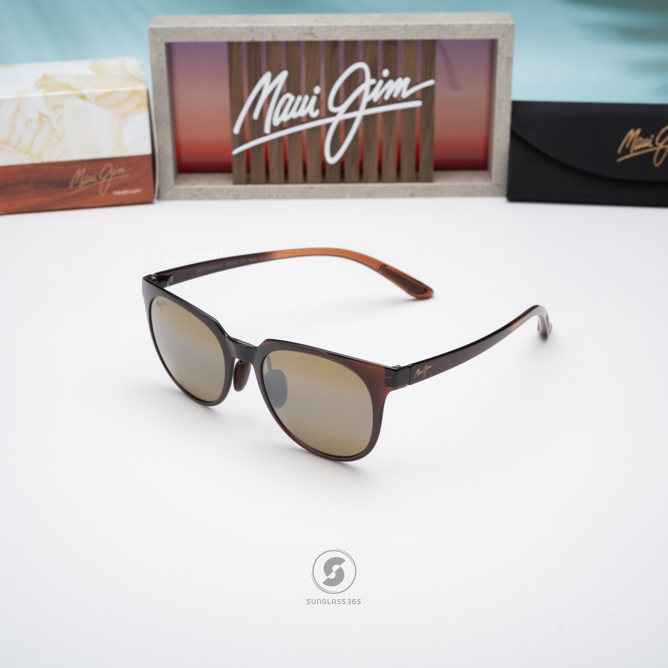 แว่นกันแดด Maui Jim WAILUA MJ H454 01 HCL Bronze