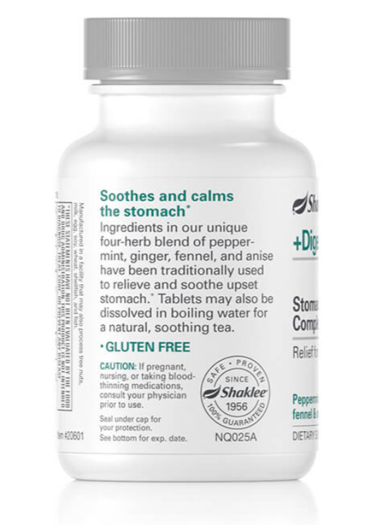 (พร้อมส่งในไทย) ซื้อ 1 แถม 1 สมุนไพรแก้ปวดท้อง ท้องเสีย ท้องอืด ขับลมStomach Soothing Complex* 90 เม็ด