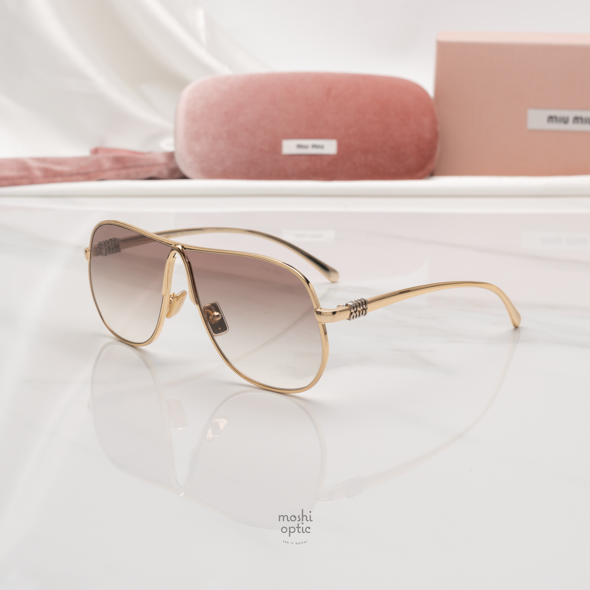 แว่นกันแดด Miu Miu MUA56S 5AK90L