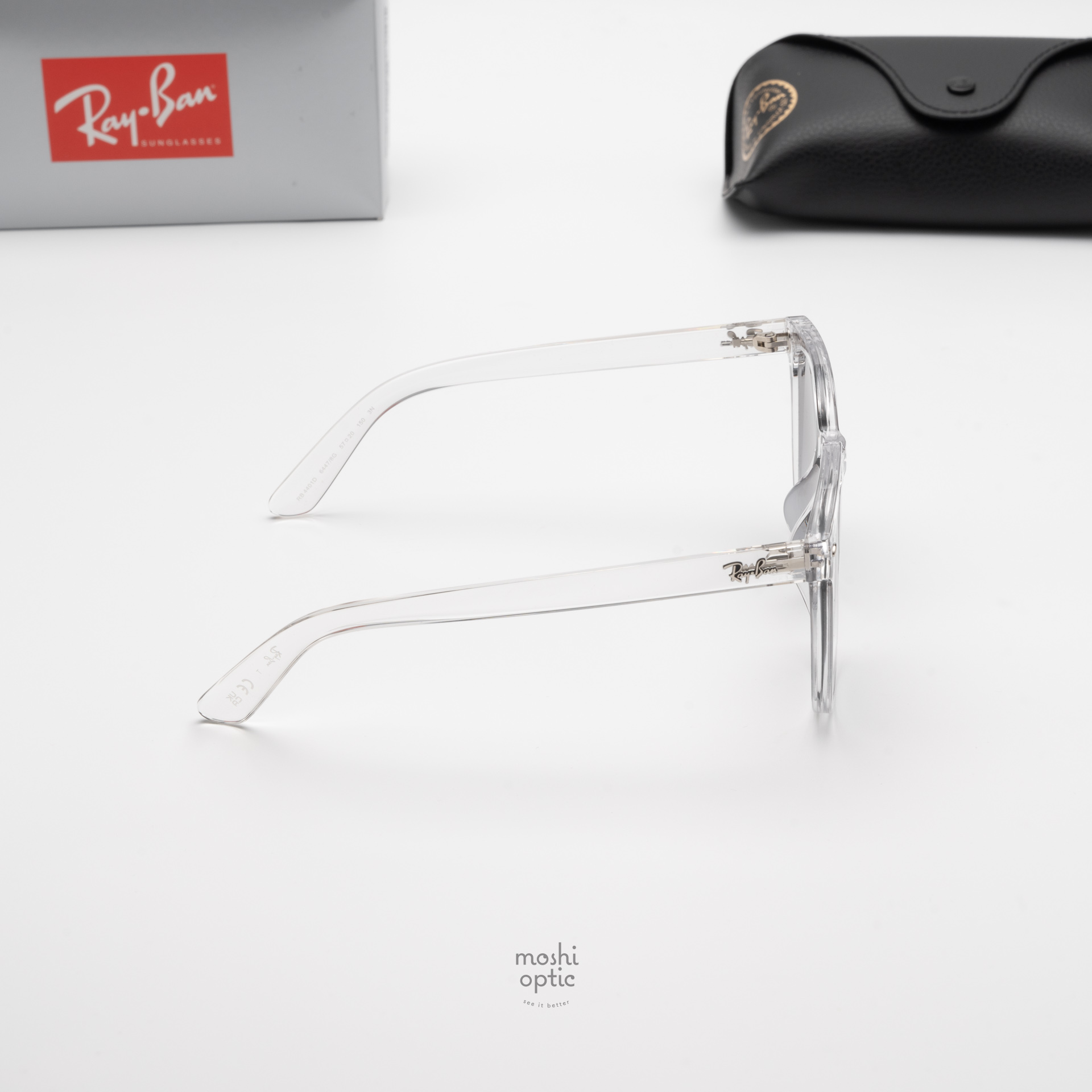 RayBan RB4401D 64478G Transparent Grey