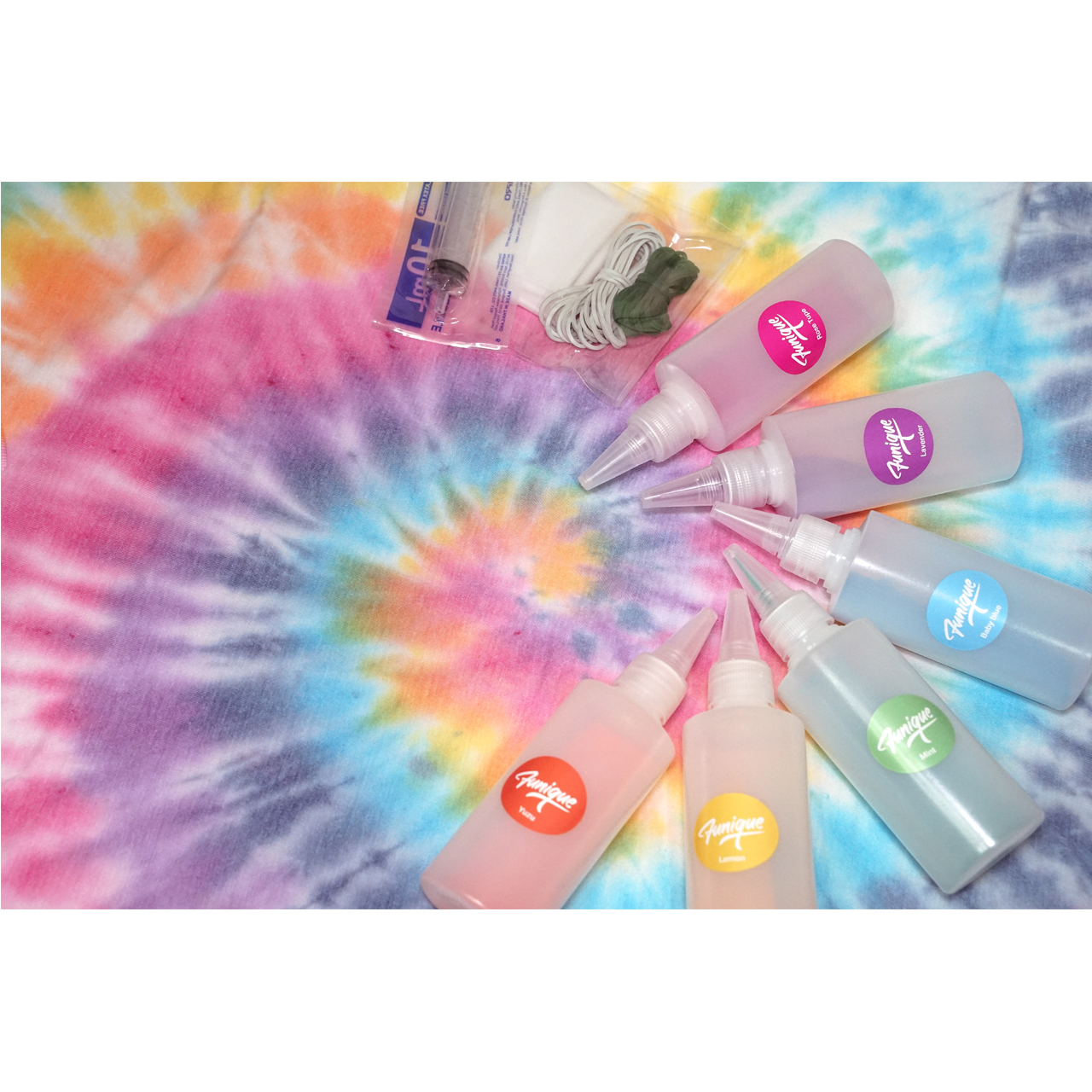 ชุดมัดย้อมพาสเทล Pastel Tie Dye ออกแบบเสื้อผ้า สีหวานสดใส ตามจิตนาการ