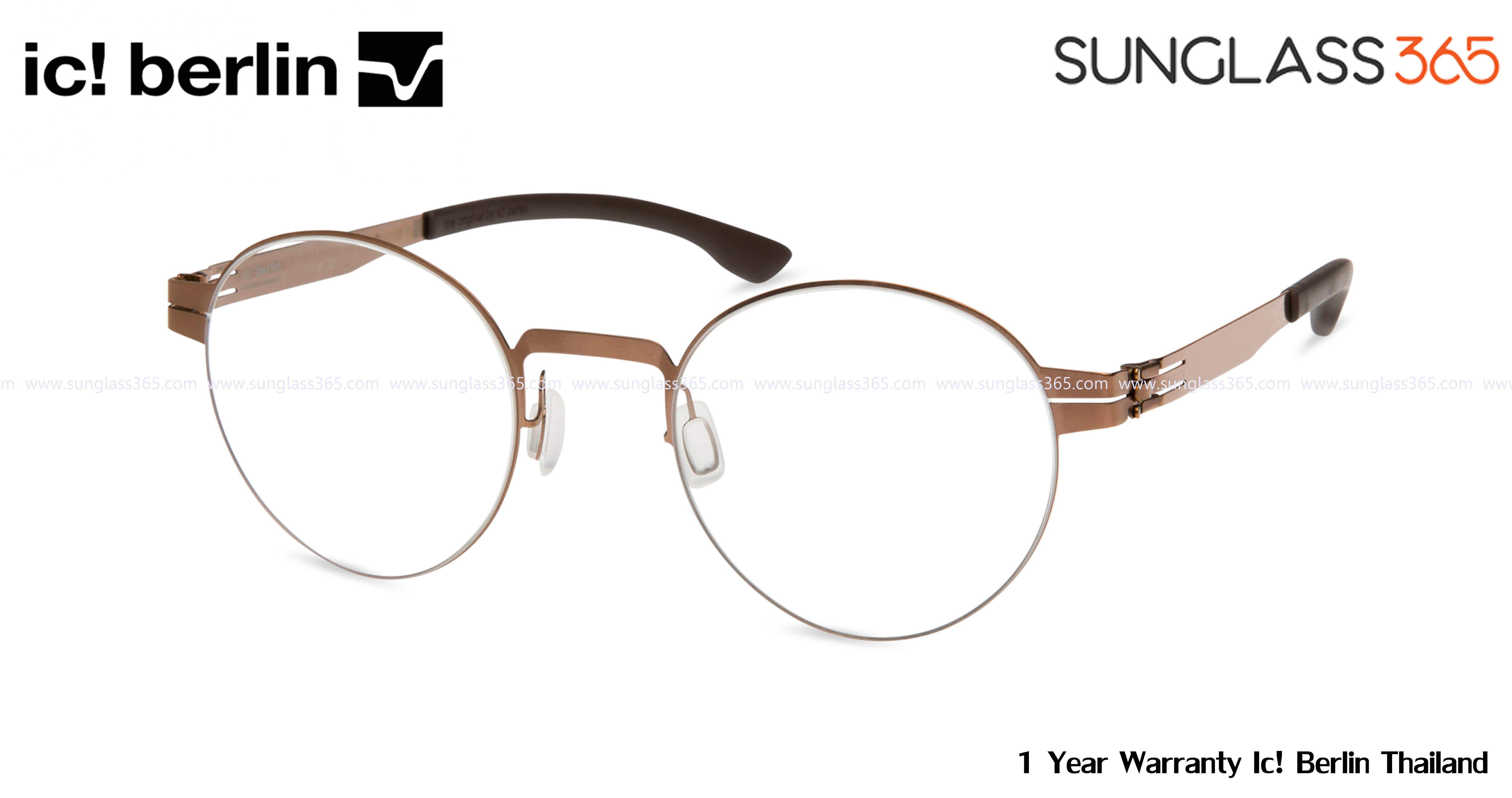 กรอบแว่น IC BERLIN Praphan P. Shiny Copper