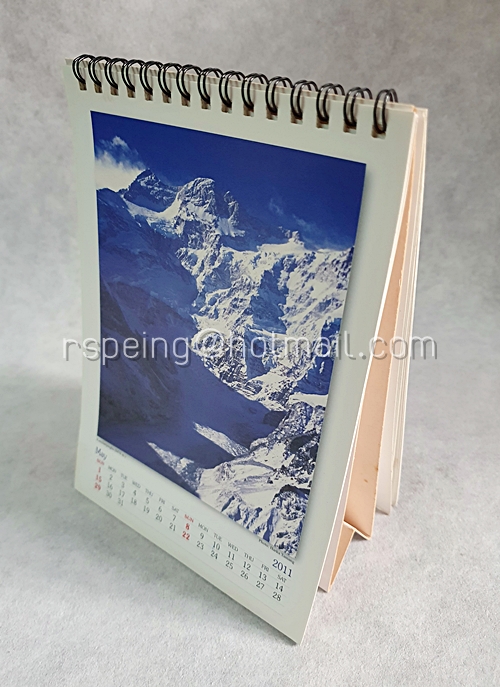 Table Calendar / Day Planner The Eight Highest Peaks of Nepal 2011